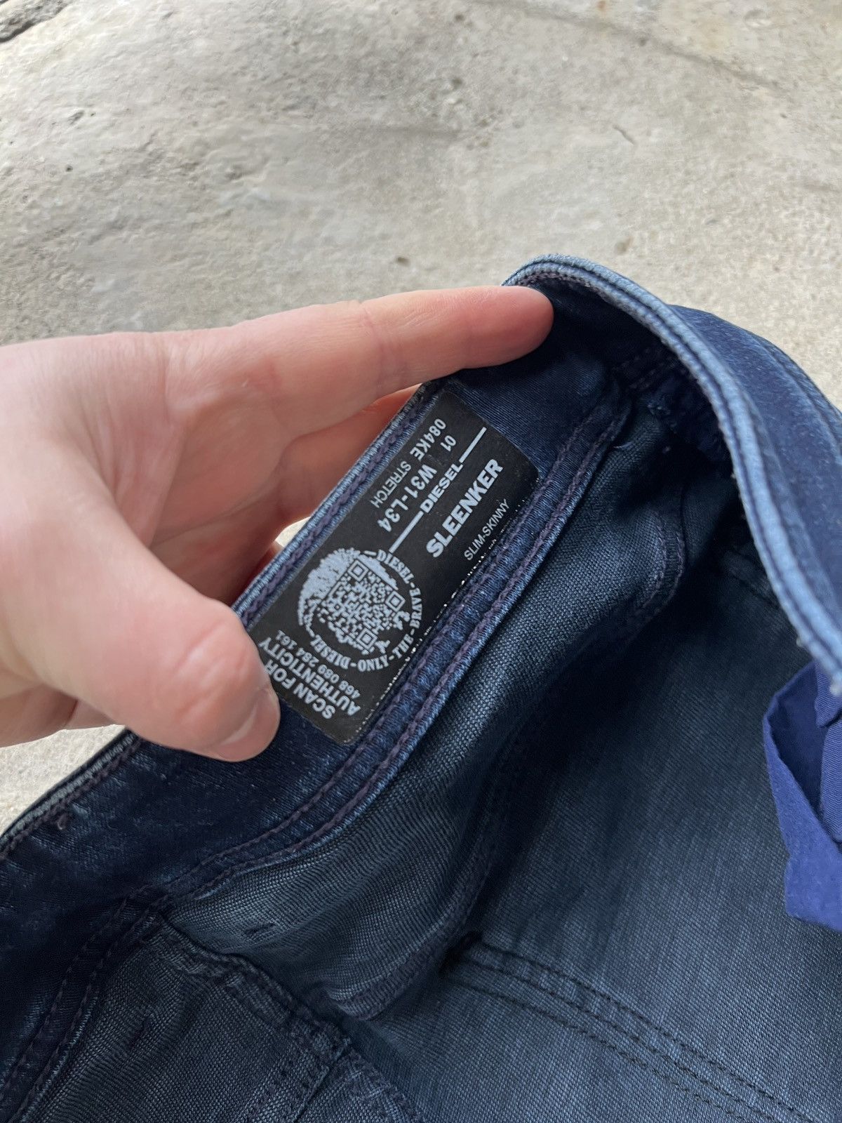 Diesel Diesel Sleenker Slim Skinny Jeans Size US 31 - 6 Thumbnail