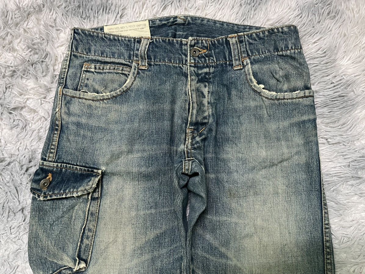 Japanese Brand 60s JOHN BULL RARE 5 POCKET JEANS DISTRESSED Size US 31 - 7 Thumbnail