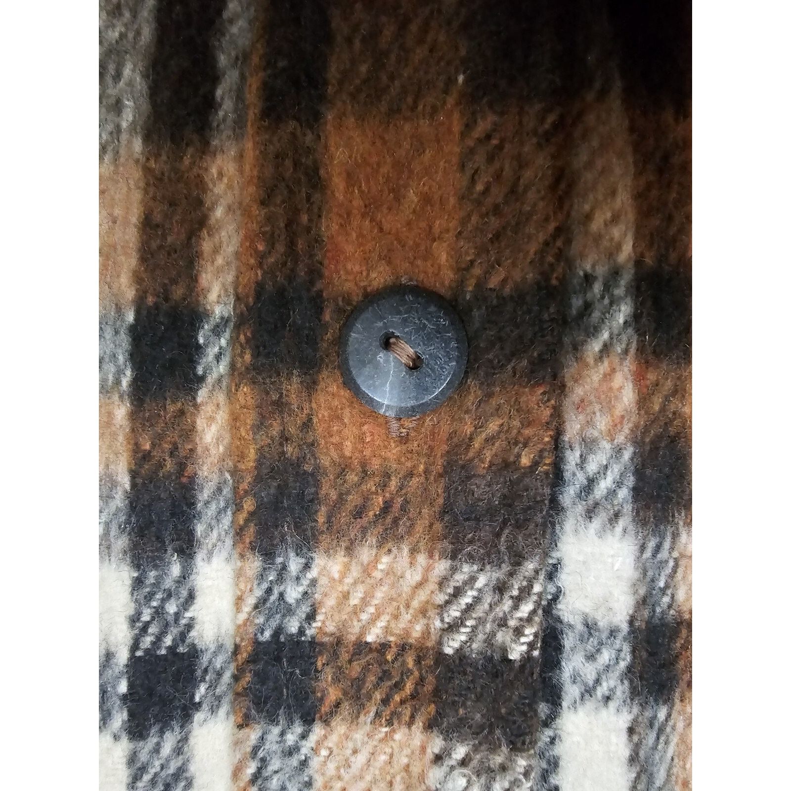 Sears SEARS MENS STORE Vintage WOOL BROWN PLAID CHORE JACKET 40 Size US XXS / EU 40 - 4 Thumbnail