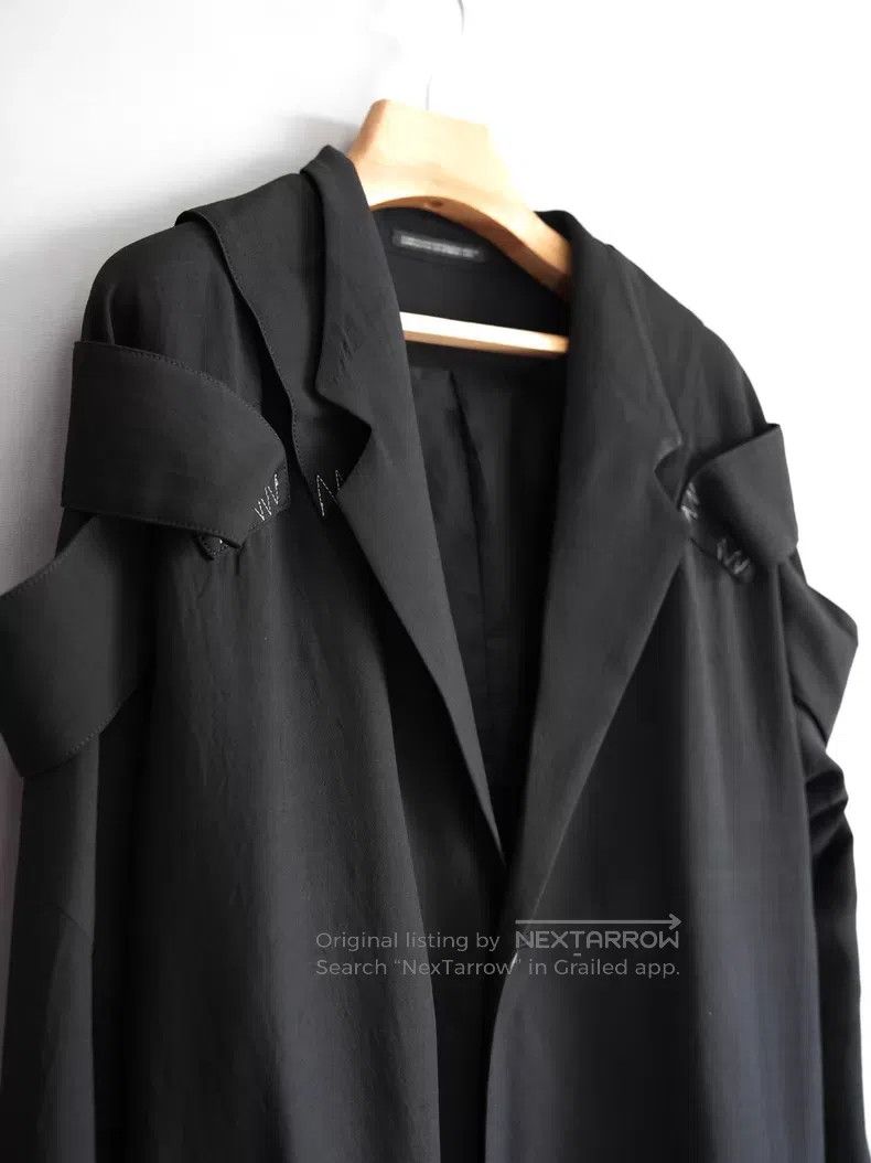 Yohji Yamamoto Yohji Yamamoto 24SS asymmetrical coat with rope knot detai Size US S / EU 44-46 / 1 - 6 Thumbnail