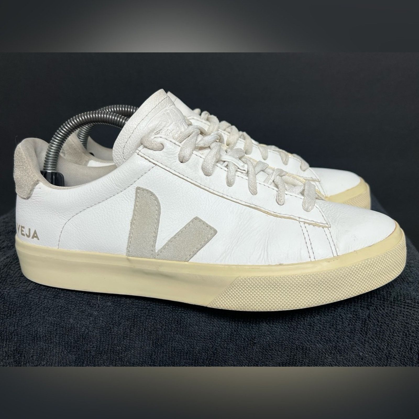 Veja Veja Women’s Campo Sneakers White/Natural Size 9 US Size US 9 / IT 39 - 4 Thumbnail