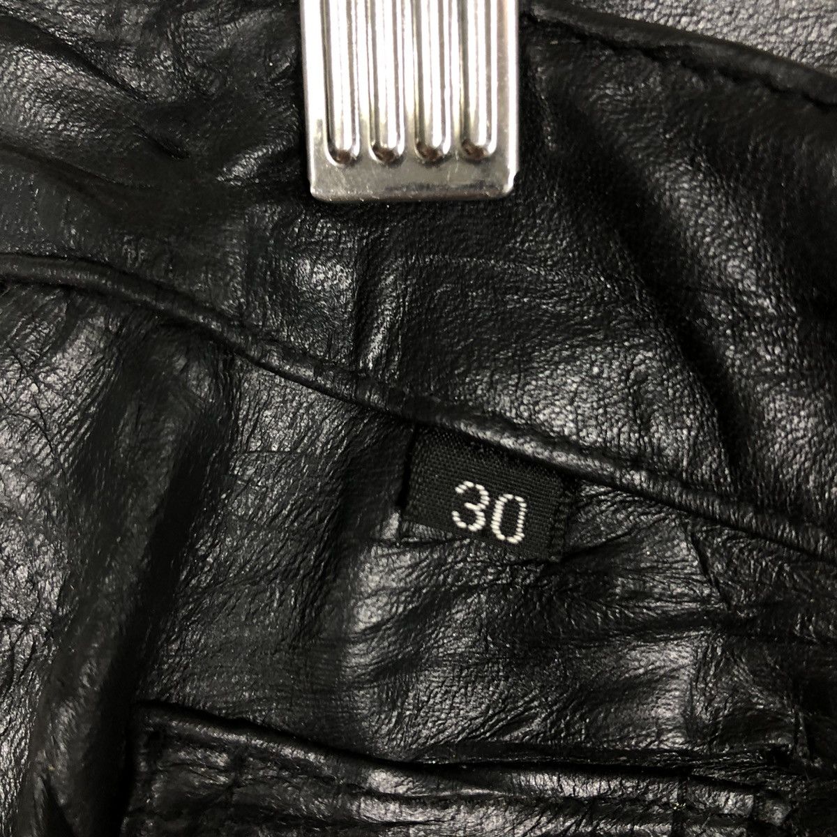 Genuine Leather 🔥Rare Genuine Leather Racing Pants Inspire Rick Owens Size US 28 / EU 44 - 11 Thumbnail