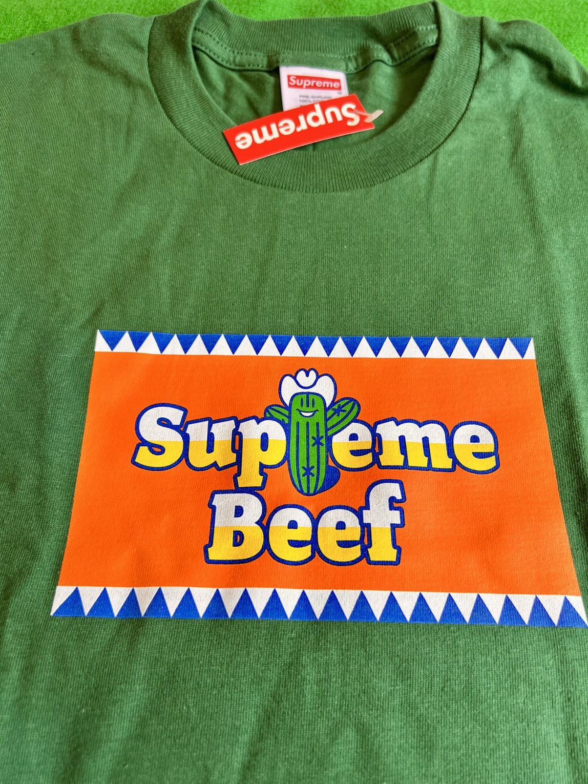 Supreme XXL Supreme Beef Tee photo 2025 western beef light pine Size US XXL / EU 58 / 5 - 8 Thumbnail