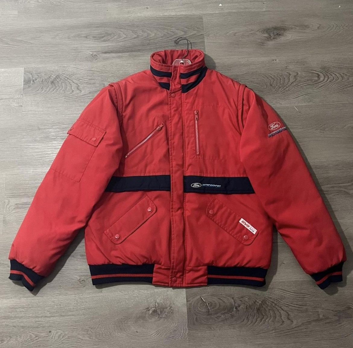 Ford × Streetwear × Vintage Rare Red Vintage Ford Racing Jacket | Grailed