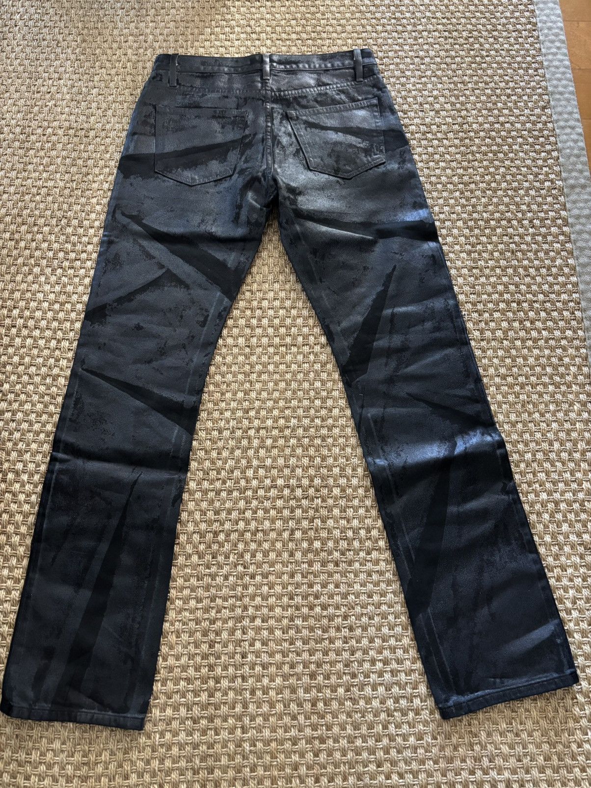 Helmut Lang Helmut Lang foiled lowrise straight Jeans Size US 30 / EU 46 - 2 Thumbnail