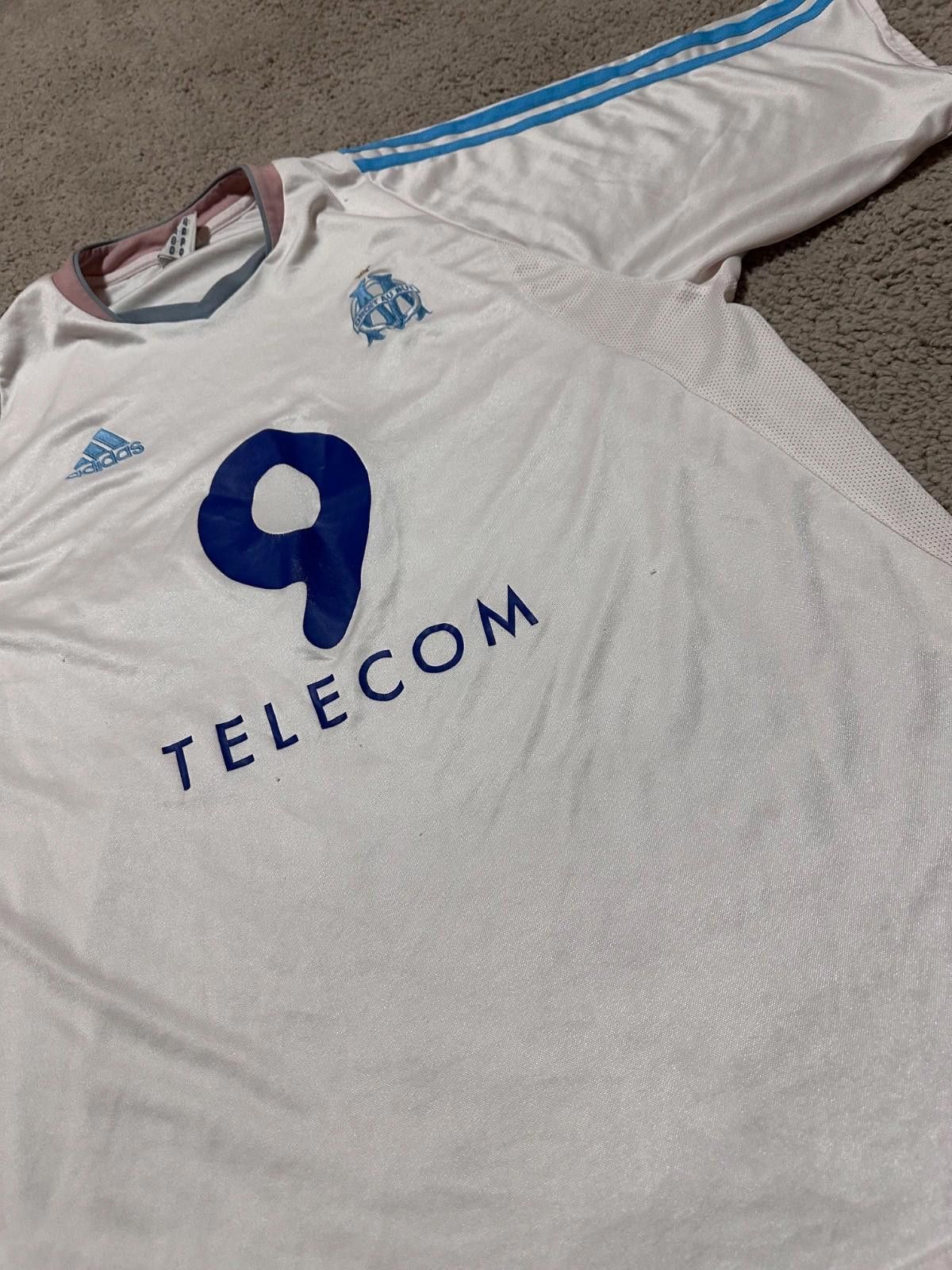 Adidas Olympique Marseille football shirt 2003 Soccer Adidas Jersey Size US L / EU 52-54 / 3 - 3 Thumbnail