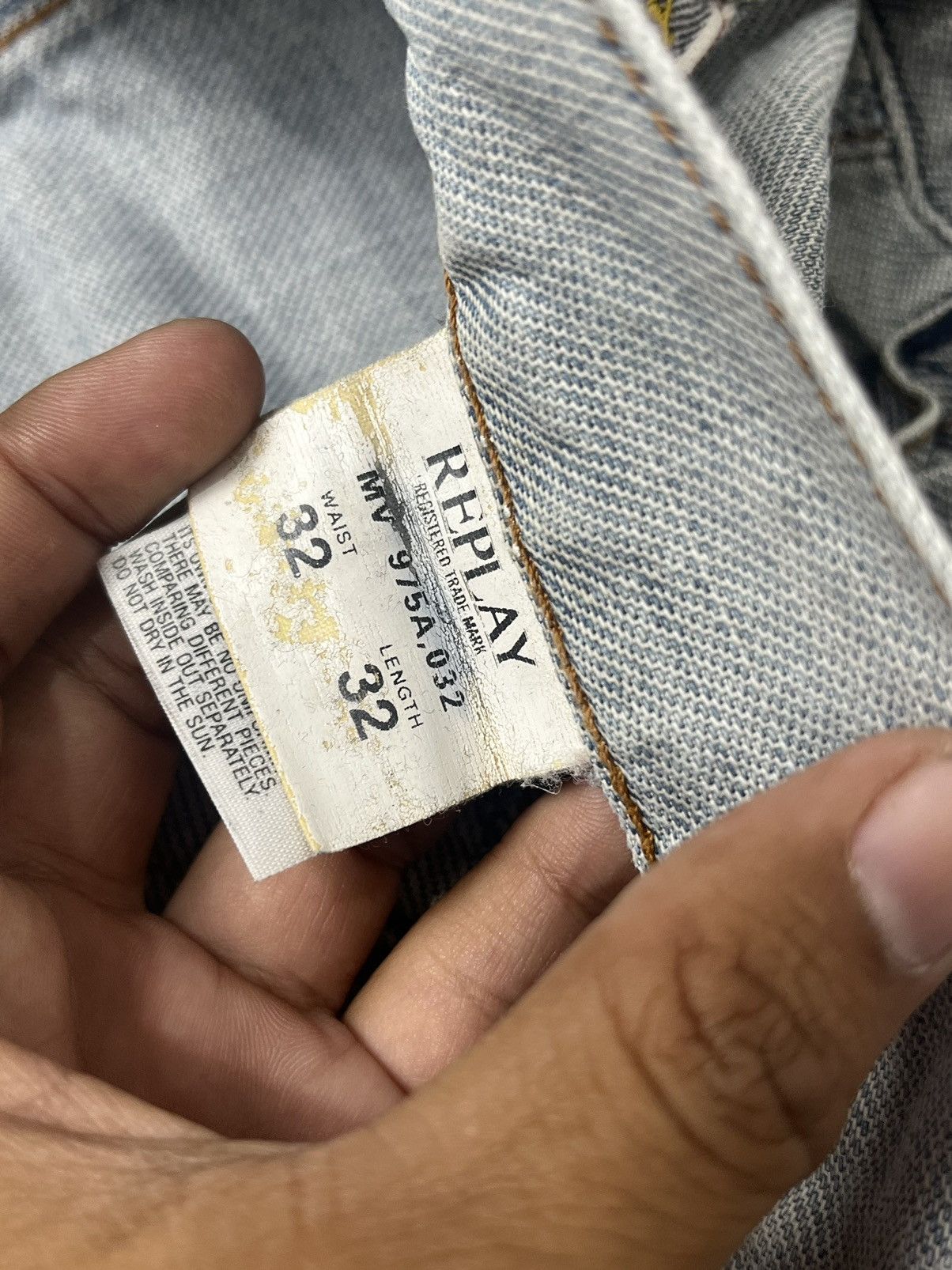 Replay Replay distressed denim Size US 32 / EU 48 - 7 Thumbnail