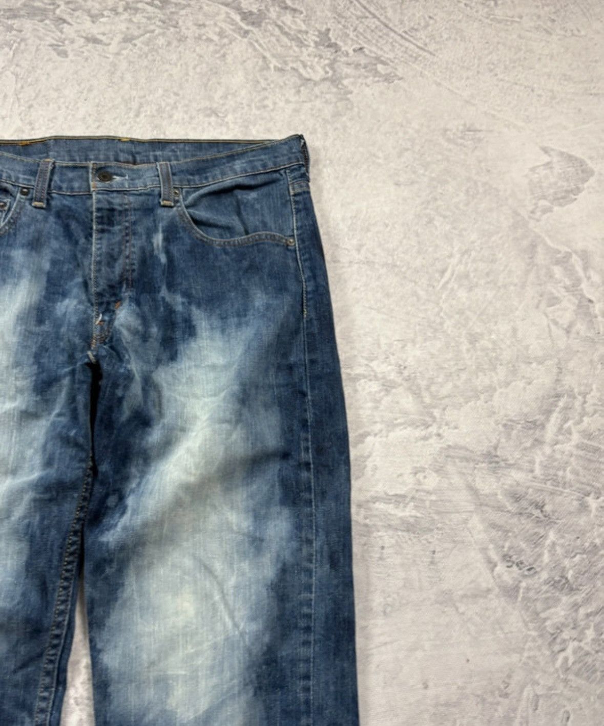 Levi's VINTAGE LEVIS 752 RARE UNIQUE ULTRA WASHED 90S Size US 33 - 3 Thumbnail