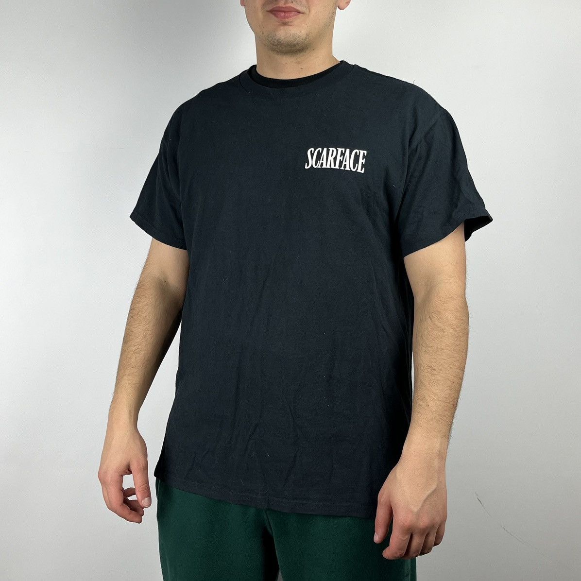 Band Tees Movie Scarface Tshirt reverse logo Oversized Size US S / EU 44-46 / 1 - 2 Thumbnail