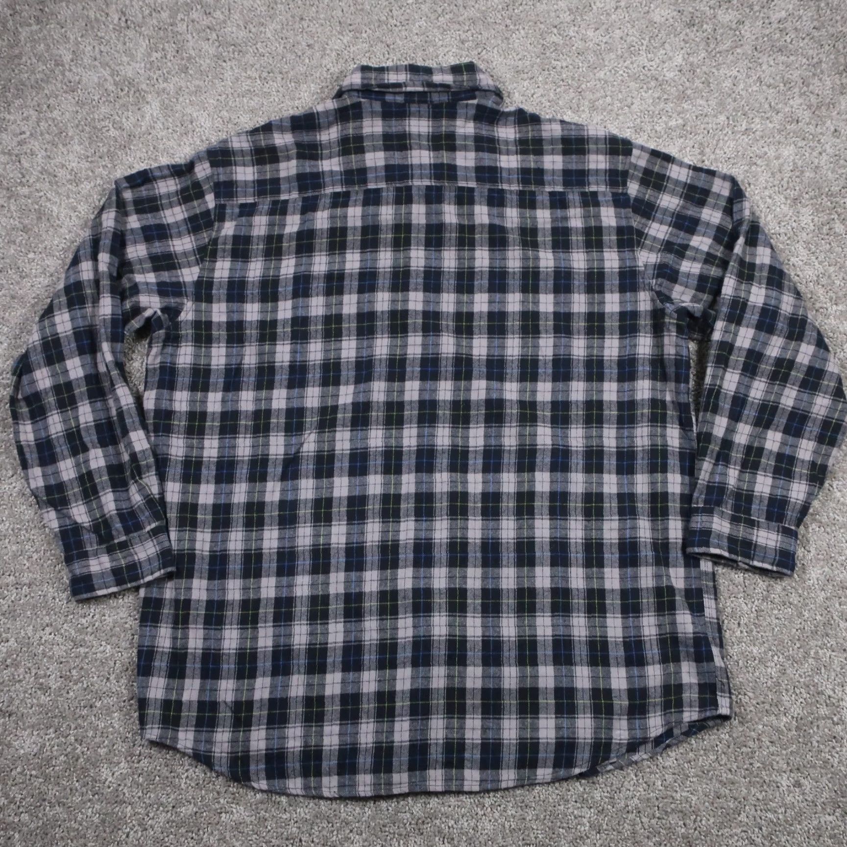 Carhartt Carhartt Flannel Button-Up Mens 2XL Black Gray Plaid Long Sleeve EUC Shirt Men Regualr Fit Size US XXL / EU 58 / 5 - 2 Thumbnail