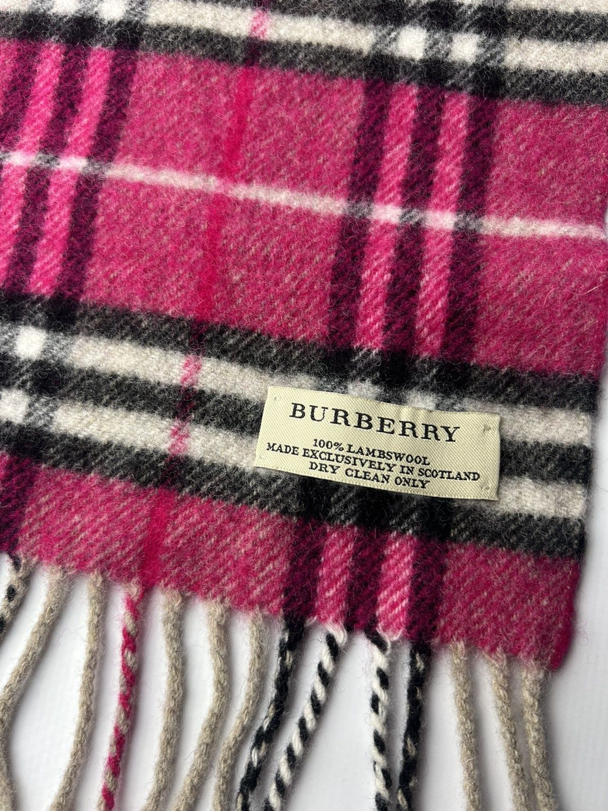 Burberry Burberry Hot Pink Scarf Size ONE SIZE - 3 Thumbnail
