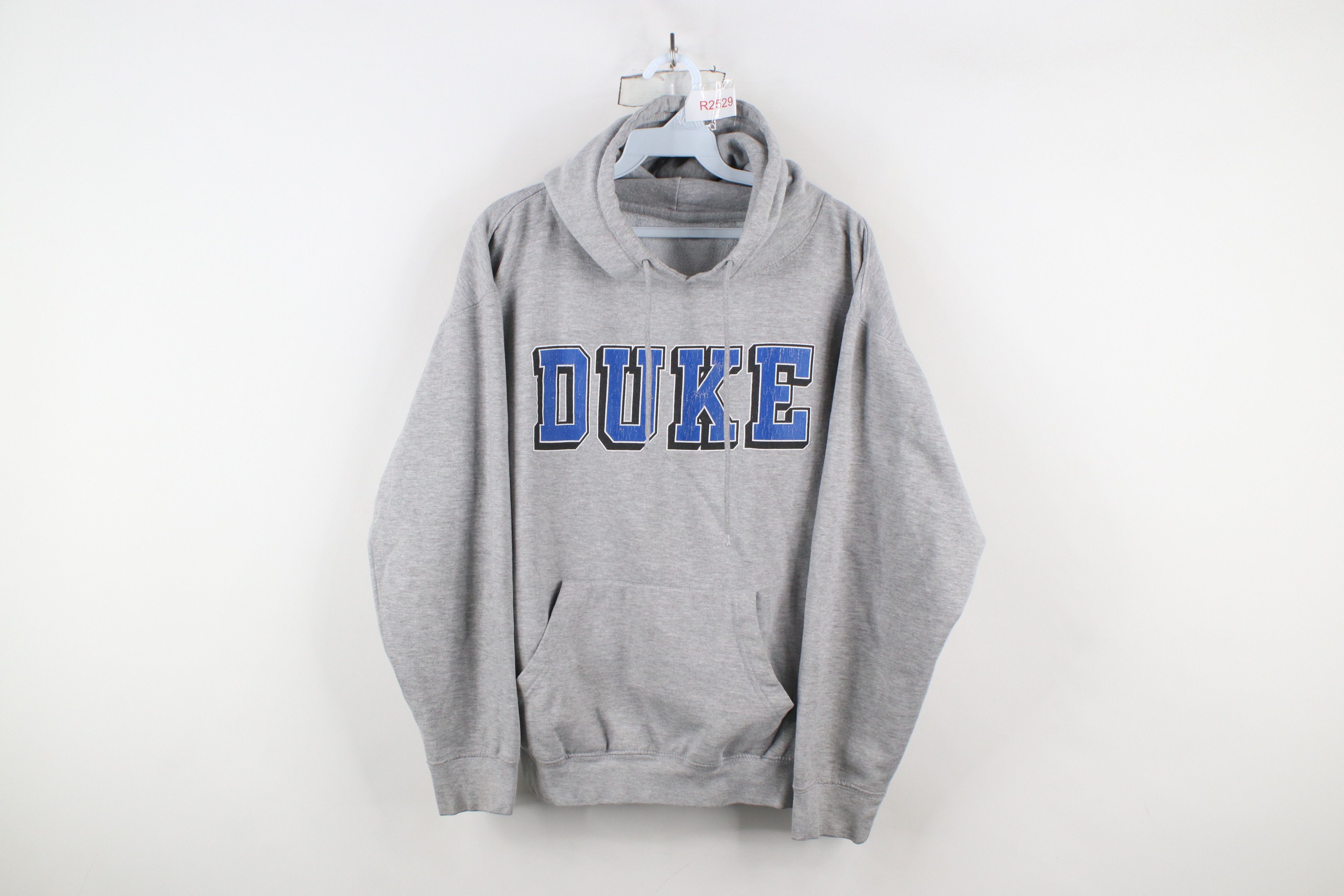 Vintage Vintage 90s Spell Out Duke University Hoodie Sweatshirt Size US S / EU 44-46 / 1 - 1 Thumbnail