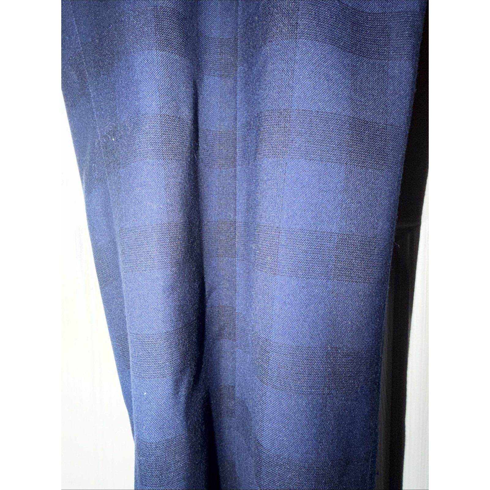 Jos. A. Bank Men's Premium Dress Pants 39x32 Blue Black Plaid Classic Fit Size US 39 - 5 Thumbnail