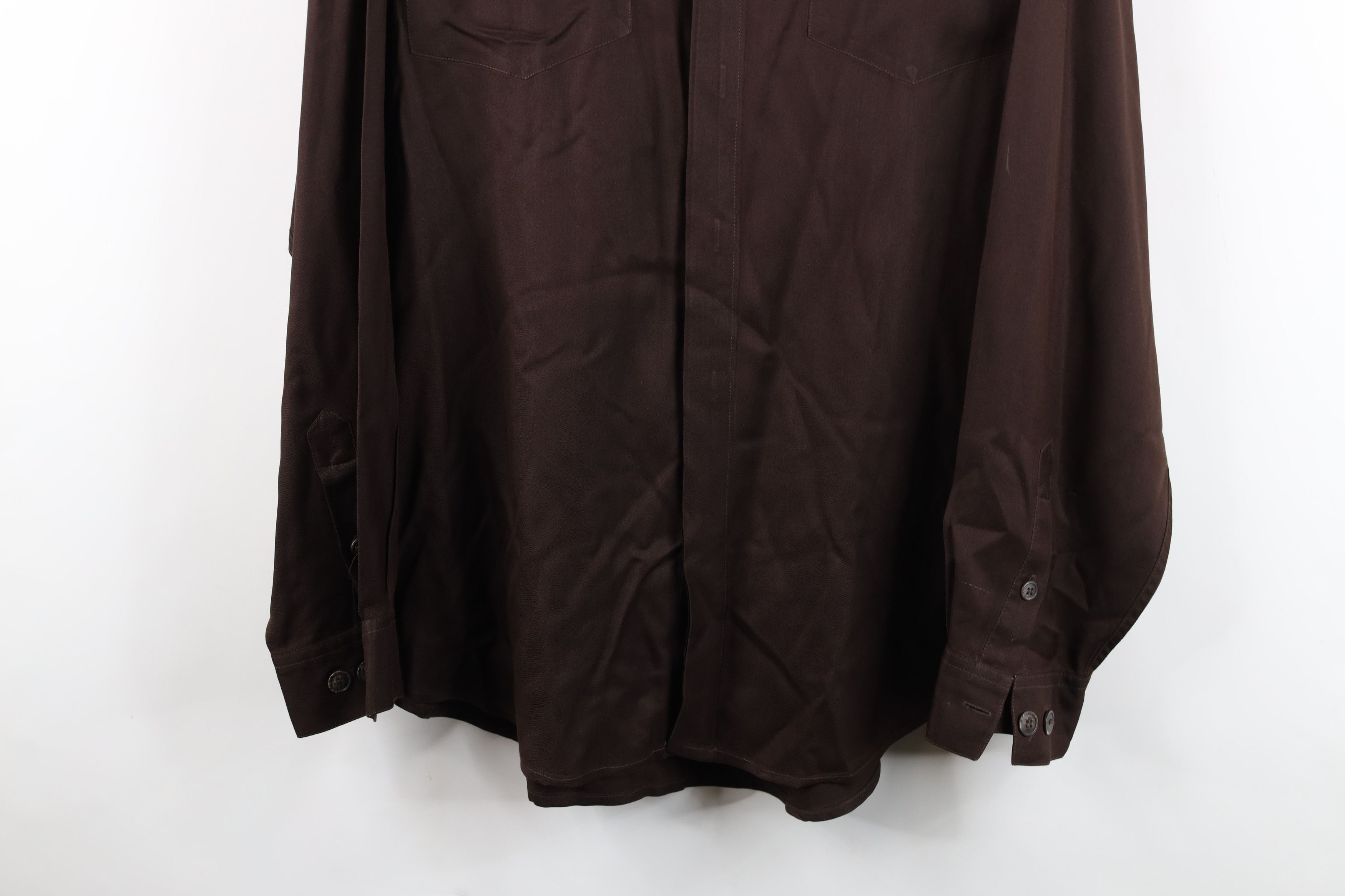 Vintage Vintage 90s Streetwear Wool Blend Collared Button Shirt Size US XL / EU 56 / 4 - 3 Thumbnail