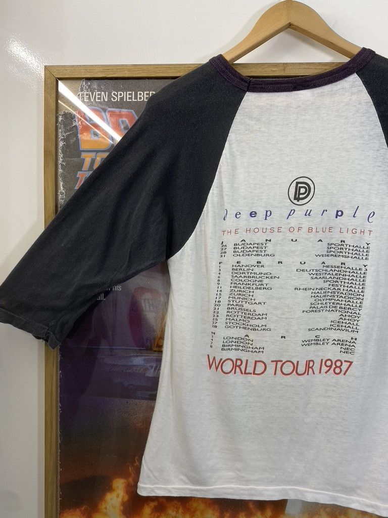 Band Tees 1987 Vintage Deep Purple Raglan Band Tee Size US S / EU 44-46 / 1 - 4 Thumbnail
