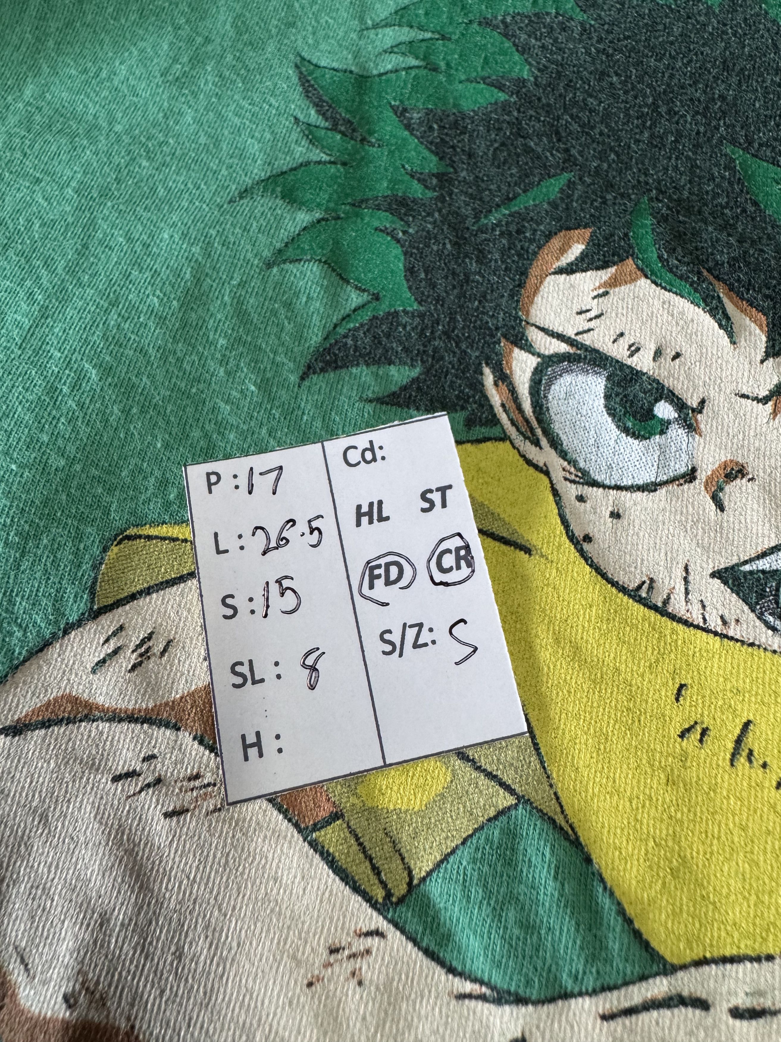 Anime VINTAGE MY HERO ACADEMIA IZUKU MIDORIYA DEKU T redriot shoto Size US S / EU 44-46 / 1 - 17 Thumbnail