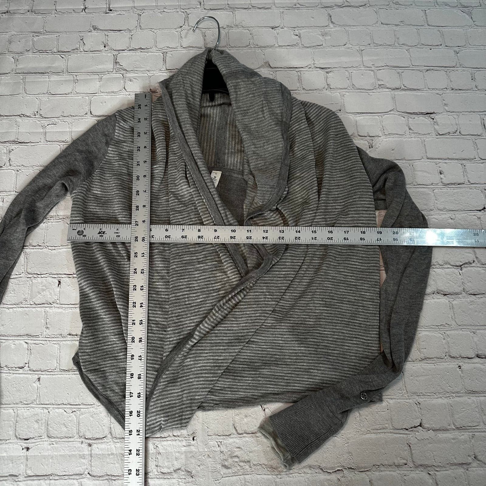 Lululemon LULULEMON Iconic Wrap Sweater Heathered Size S / US 4 / IT 40 - 7 Thumbnail