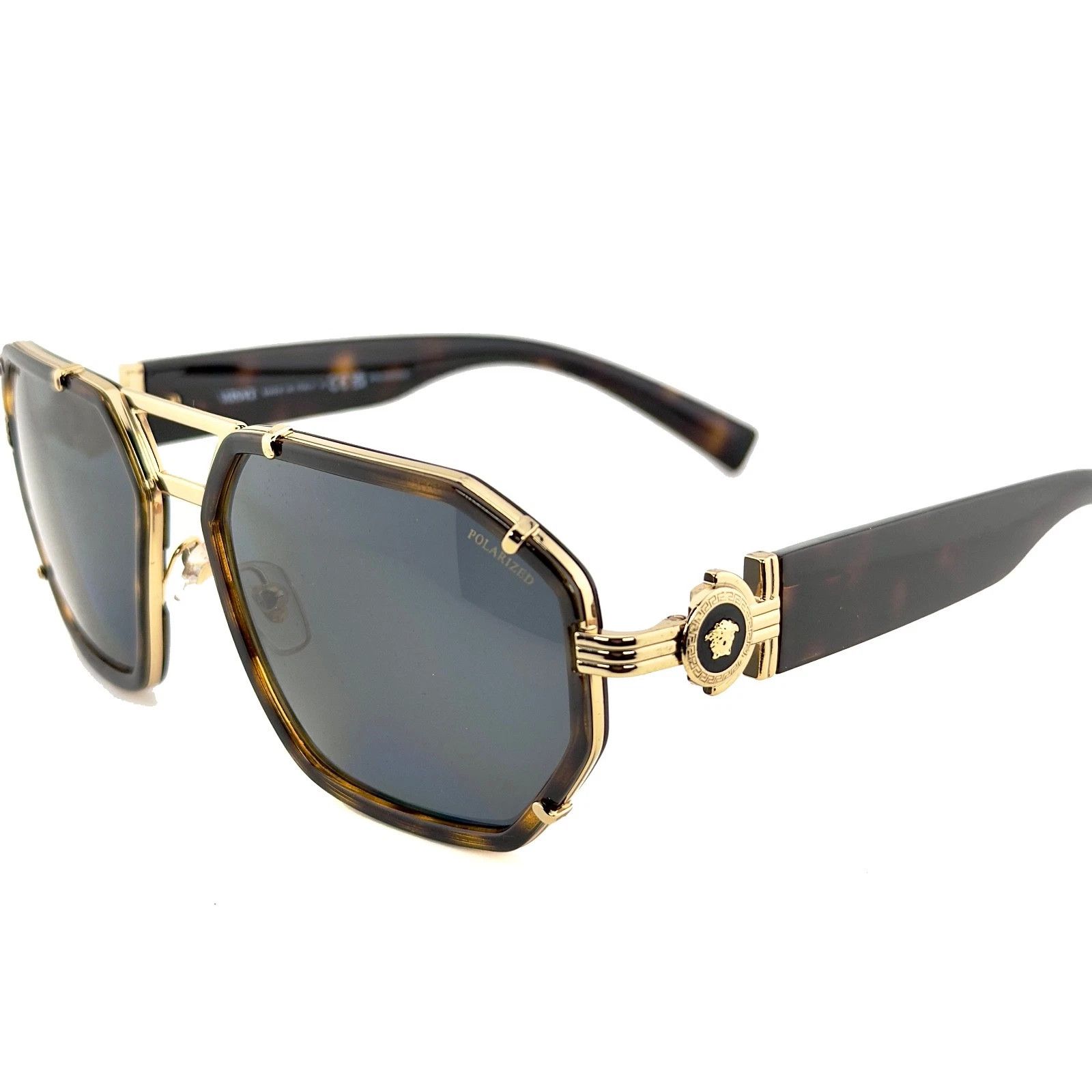 Versace VERSACE GRECA Pilot Medusa 2228 VE2228 Aviator Sunglasses Size ONE SIZE - 6 Thumbnail