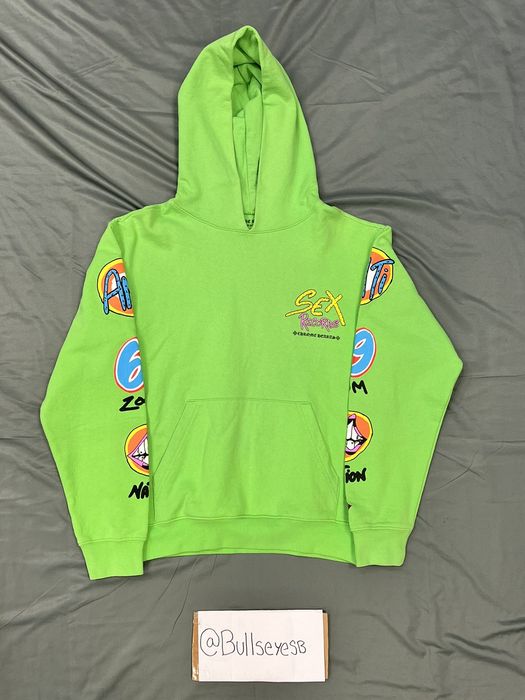 Chrome Hearts Chrome Hearts Sex Records Matty Box Green Hoodie Grailed