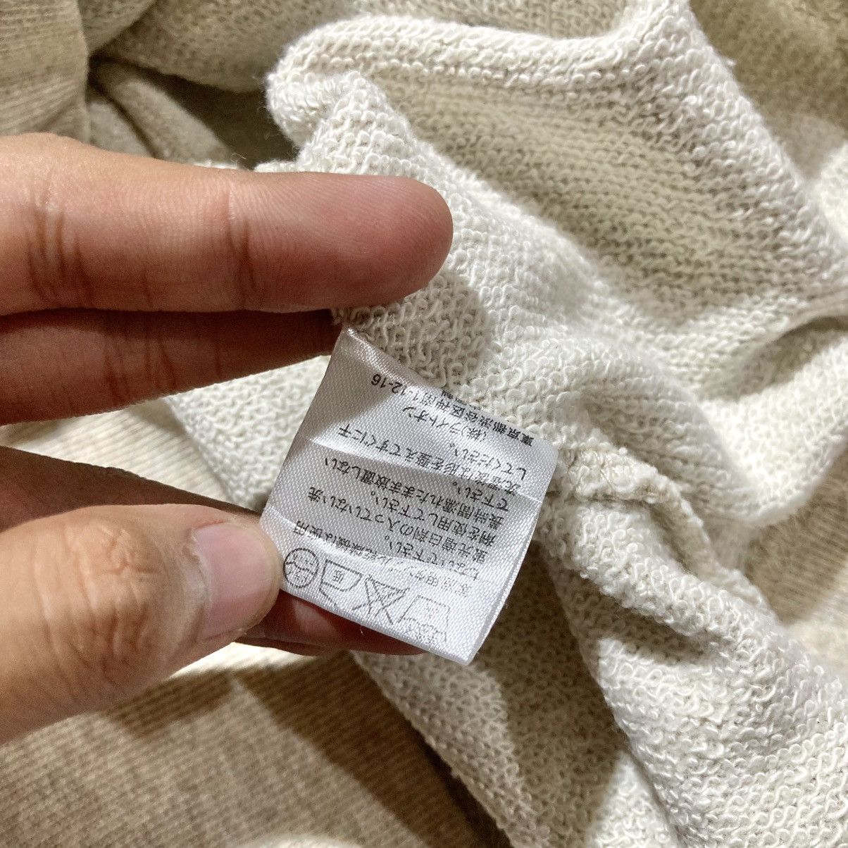 Japanese Brand 2000s Back Number Unique Pullover Hoodie Cream Kapital Style Size US S / EU 44-46 / 1 - 14 Thumbnail