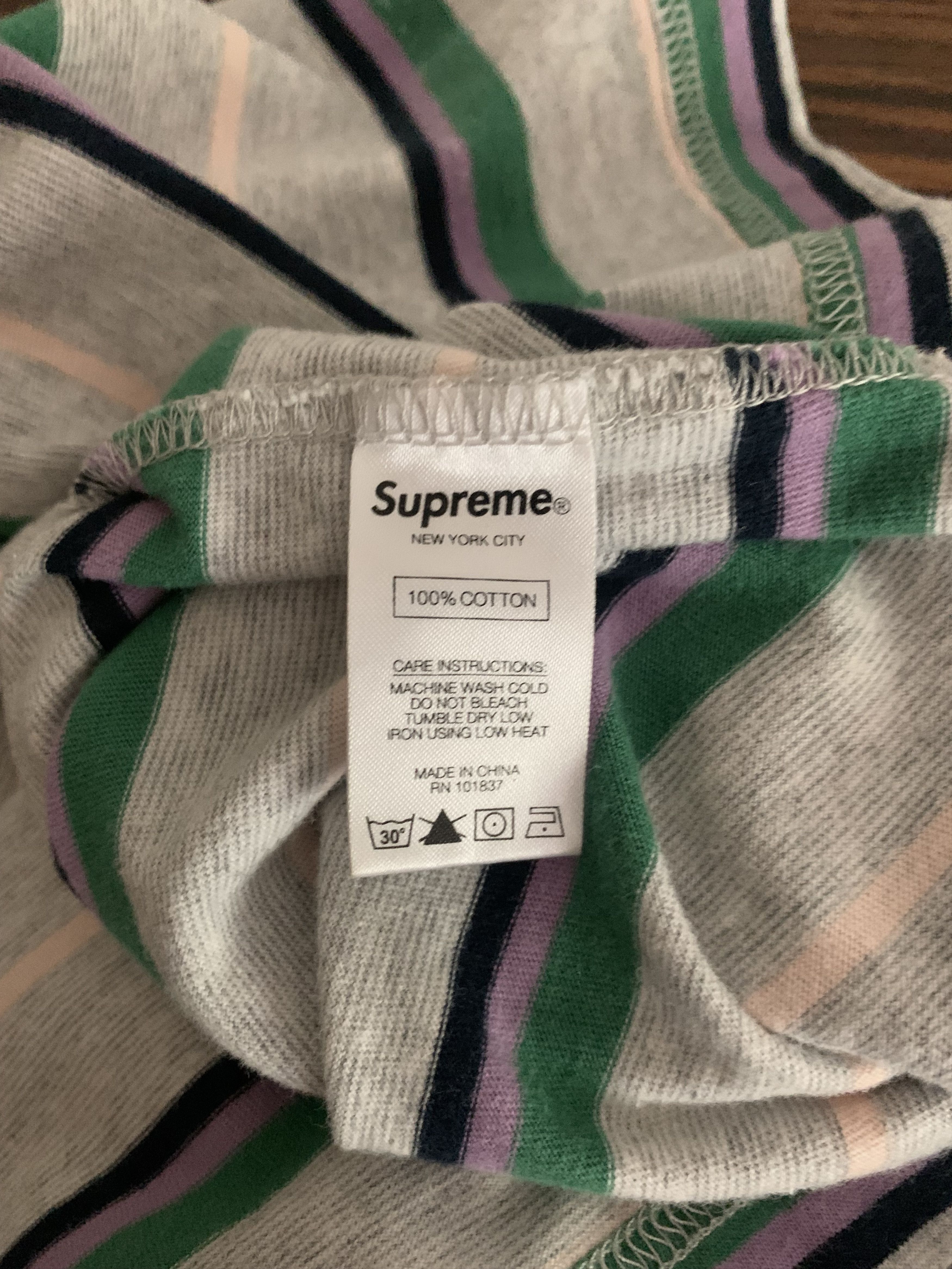 Supreme Supreme Heather Stripe Top Size M Size US M / EU 48-50 / 2 - 5 Thumbnail