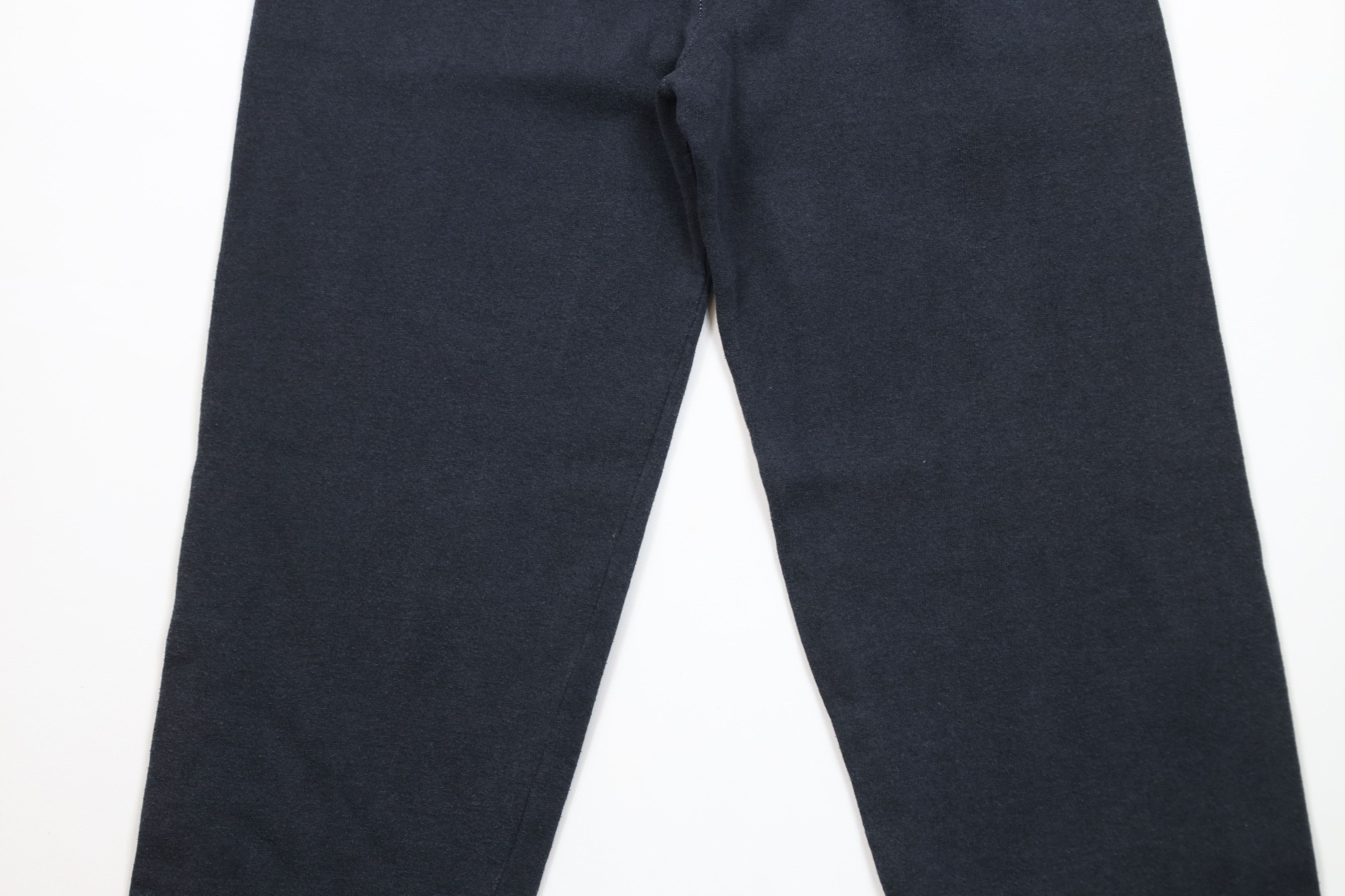Vintage Vintage 90s Streetwear Cuffed Sweatpants Joggers Black USA Size 26" / US 2 / IT 38 - 11 Thumbnail