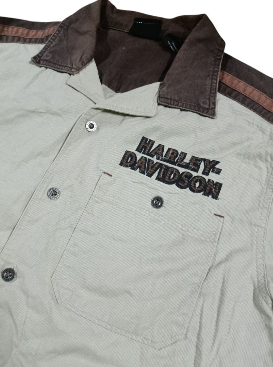Harley Davidson HARLEY DAVIDSON WORK SHIRT x VINTAGE Size US M / EU 48-50 / 2 - 3 Thumbnail