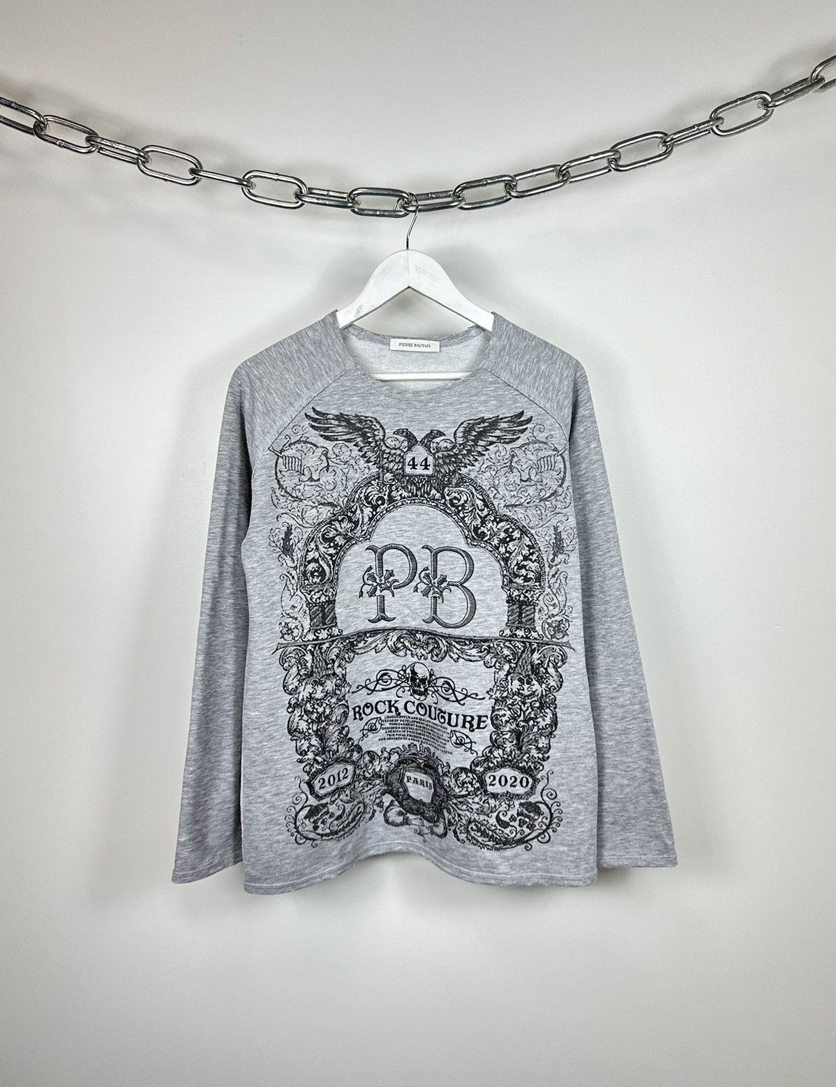 Pierre Balmain Vintage Pierre Balmain Designer Avant Garde Opium Sweatshirt Size US M / EU 48-50 / 2 - 1 Thumbnail