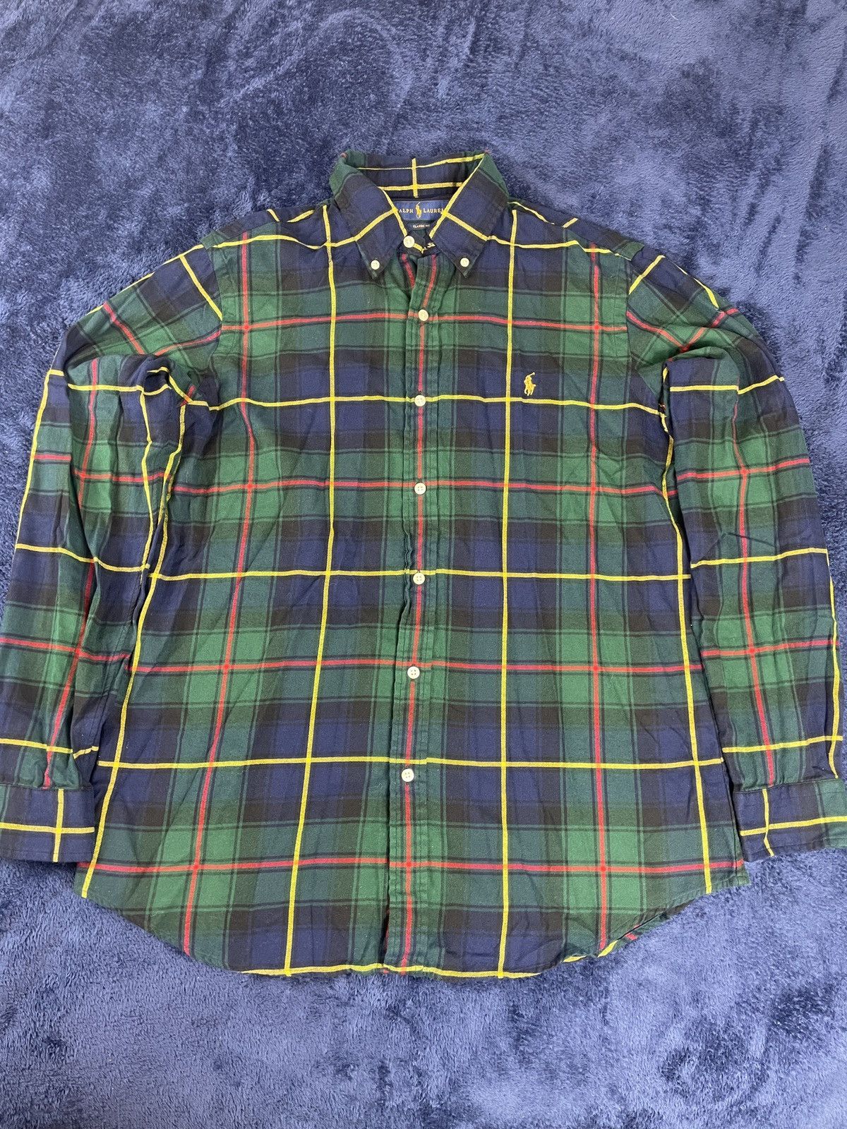 Polo Ralph Lauren Polo Ralph Lauren Men’s Large Plaid Button-Up Shirt Size US L / EU 52-54 / 3 - 1 Thumbnail