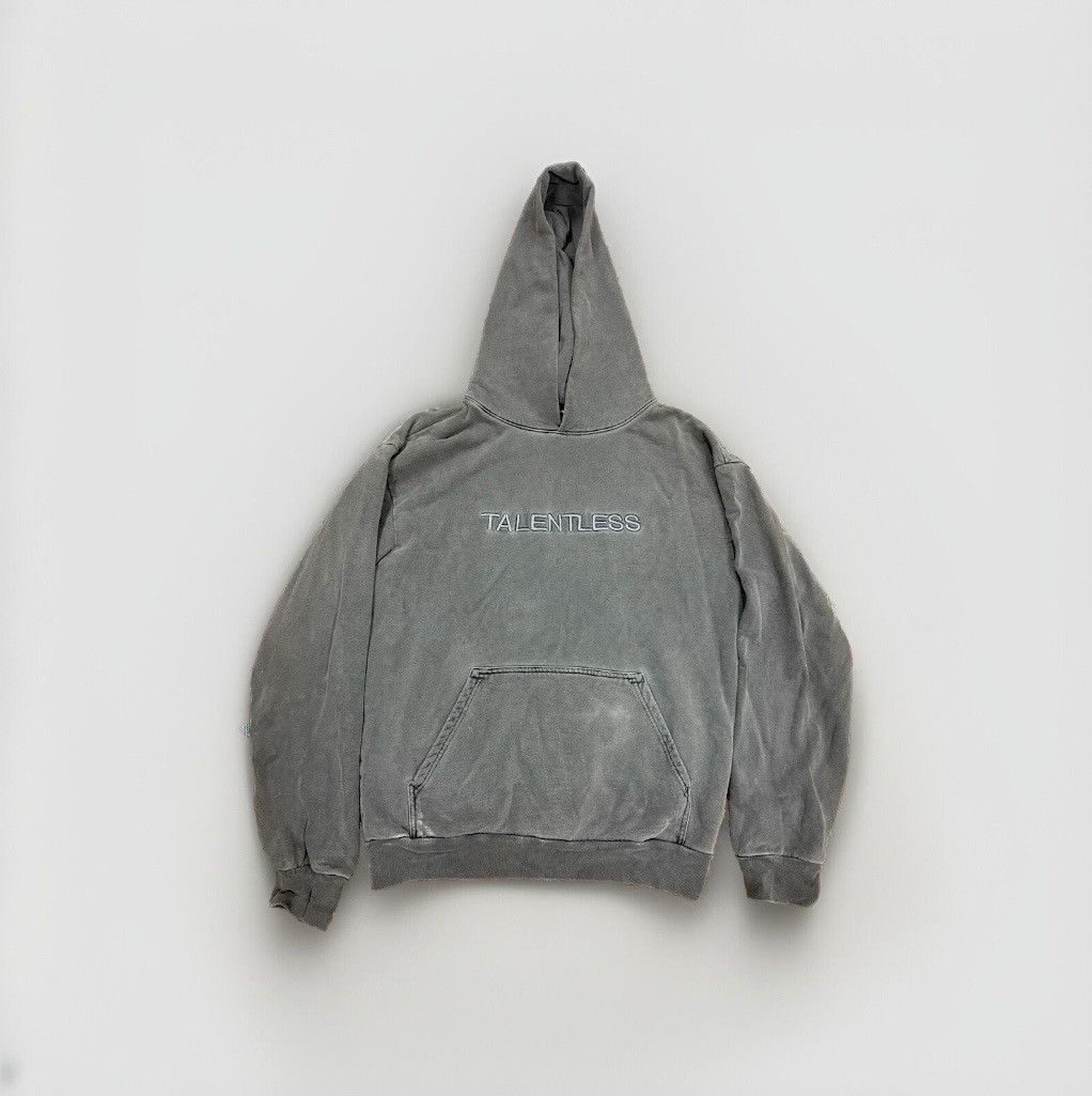 Talentless TALENTLESS MENS CIRCLE EMBRIODED CHARCOAL HOODIE Size US M / EU 48-50 / 2 - 1 Thumbnail