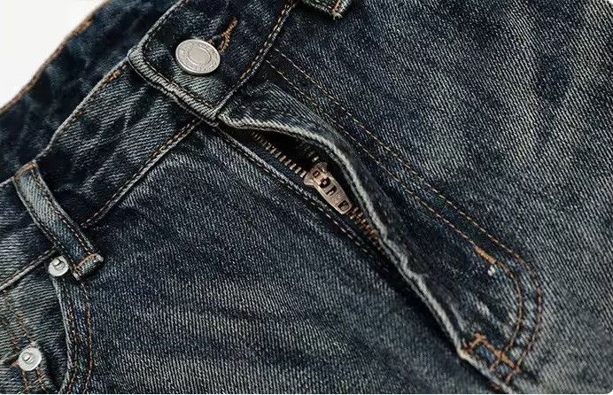 Jean Vintage Washed Loose Straight Jeans Size US 32 / EU 48 - 7 Thumbnail