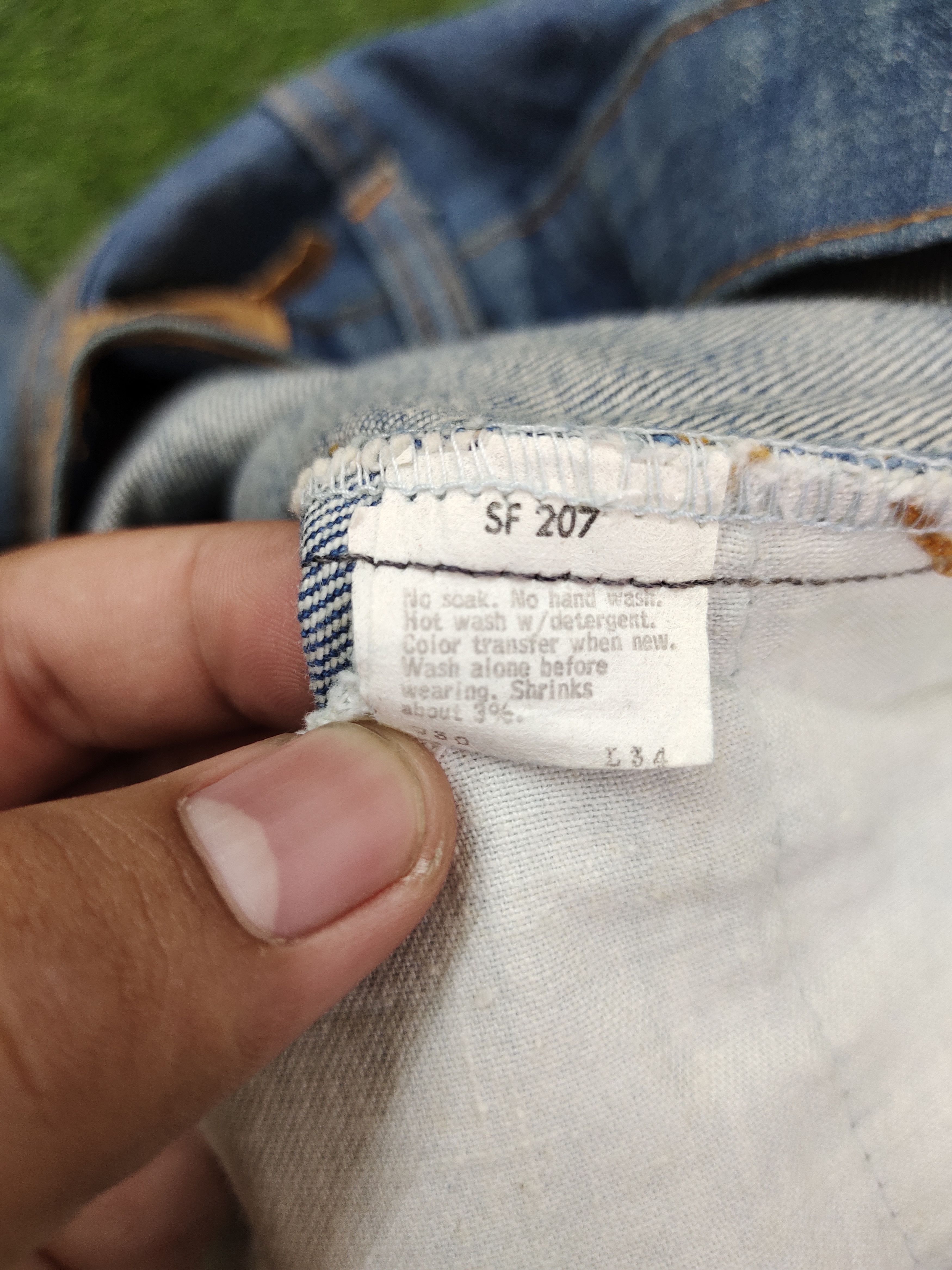 Levi's Vintage 80s Levis 505 Distressed Denim Jeans No#8 Size US 30 / EU 46 - 18 Thumbnail