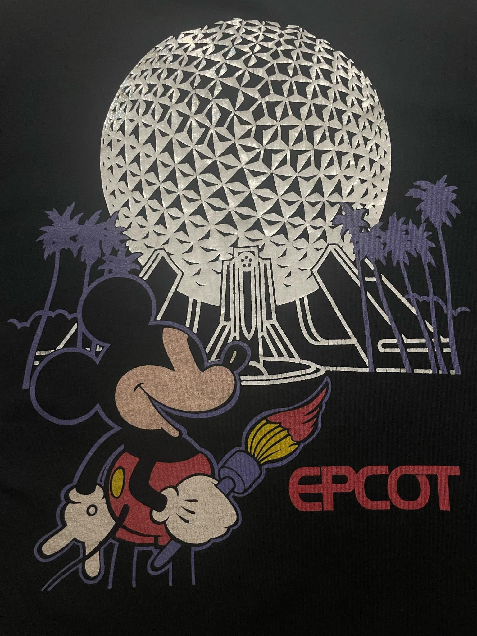 Disney × Mickey Mouse × Vintage Vintage Disney Epcot Mickey Shirt Size US XL / EU 56 / 4 - 3 Thumbnail