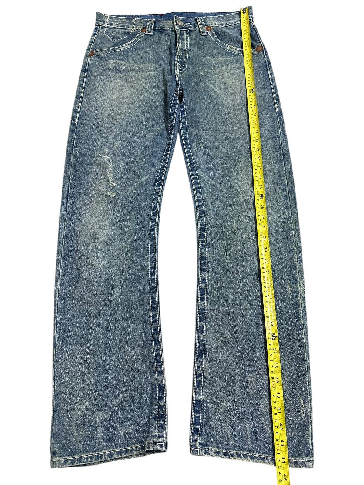 Japanese Brand Vintage True Religion Blue Wash Style Loose Jeans Size US 36 / EU 52 - 13 Thumbnail