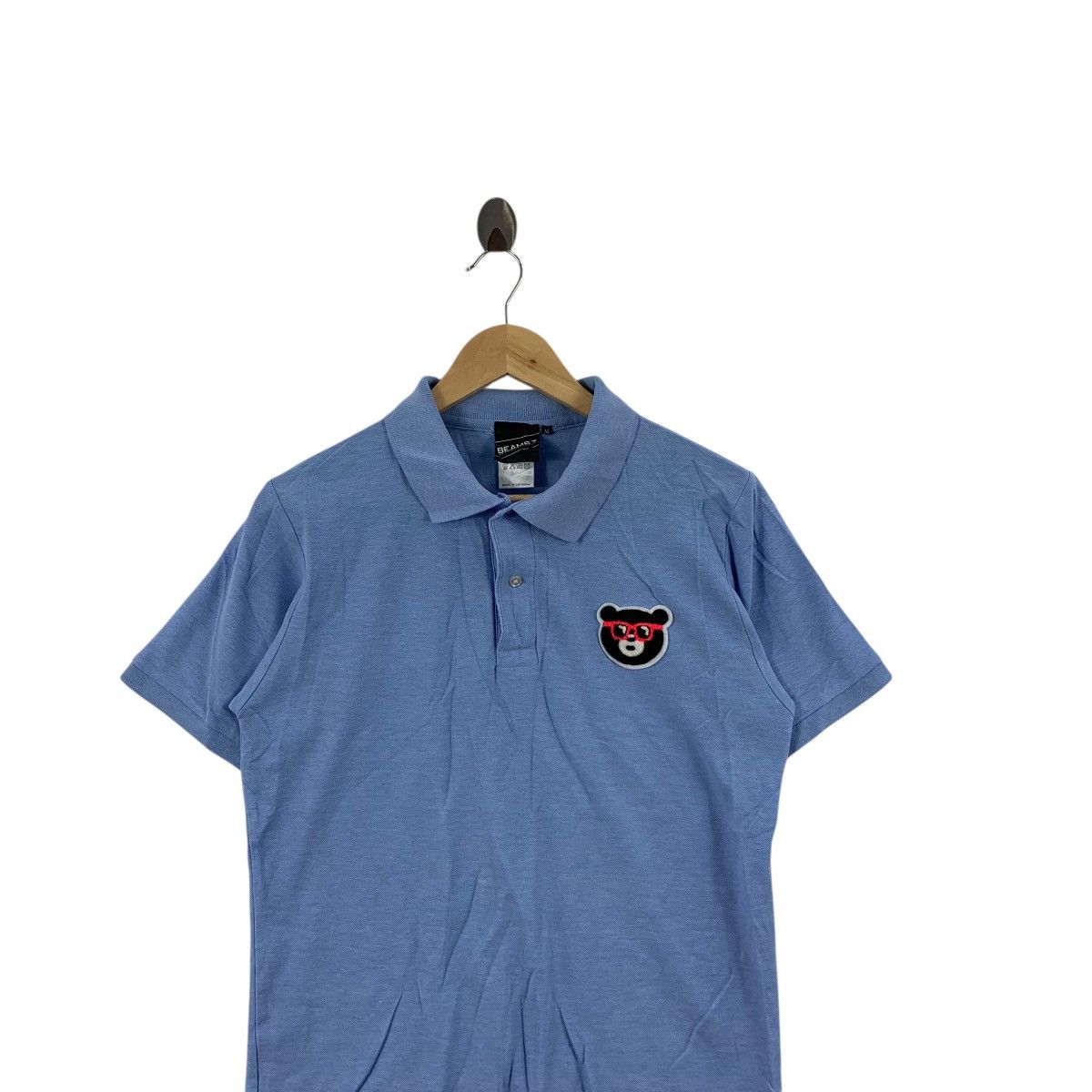 Beams Plus Vintage BEAMS PLUS JAPAN For Art Bear Polo Tee Shirt Top Size US M / EU 48-50 / 2 - 2 Thumbnail