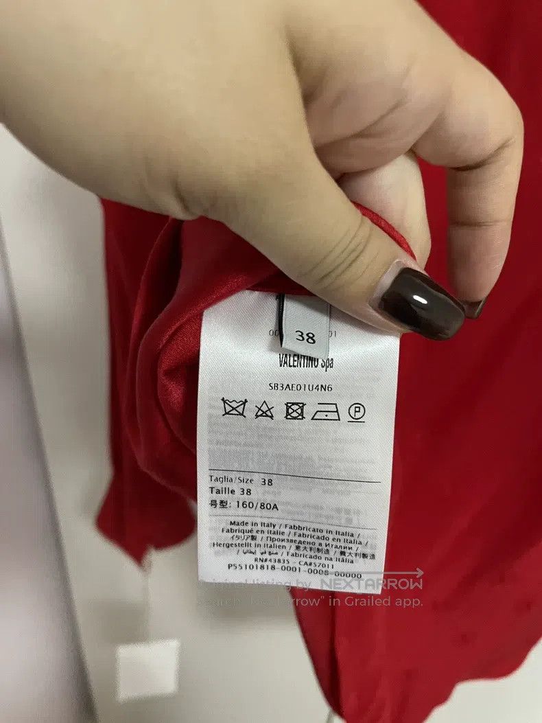 Valentino Valentino Logo silk shirt Size S / US 4 / IT 40 - 8 Thumbnail