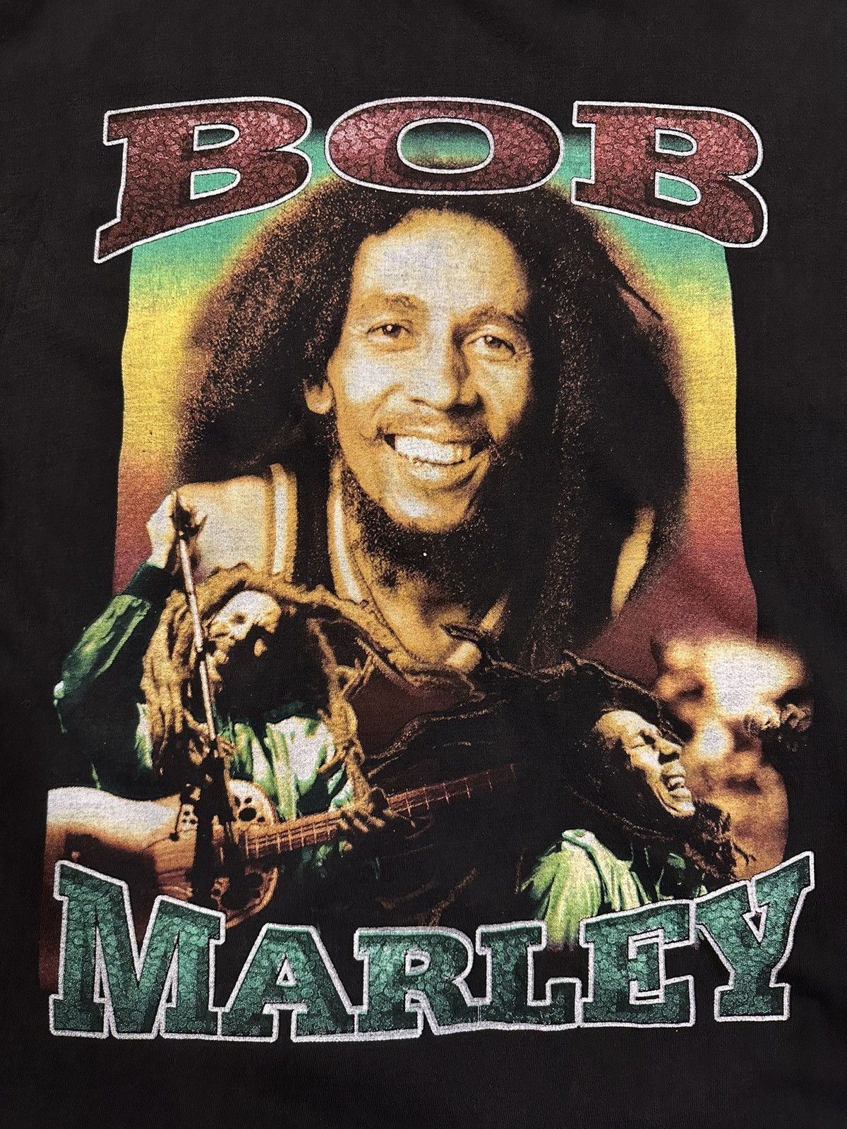 Bob Marley Vintage Bob Marley Rap Tee 90s “Smile Jamaica” T-Shirt Size US XXL / EU 58 / 5 - 6 Thumbnail
