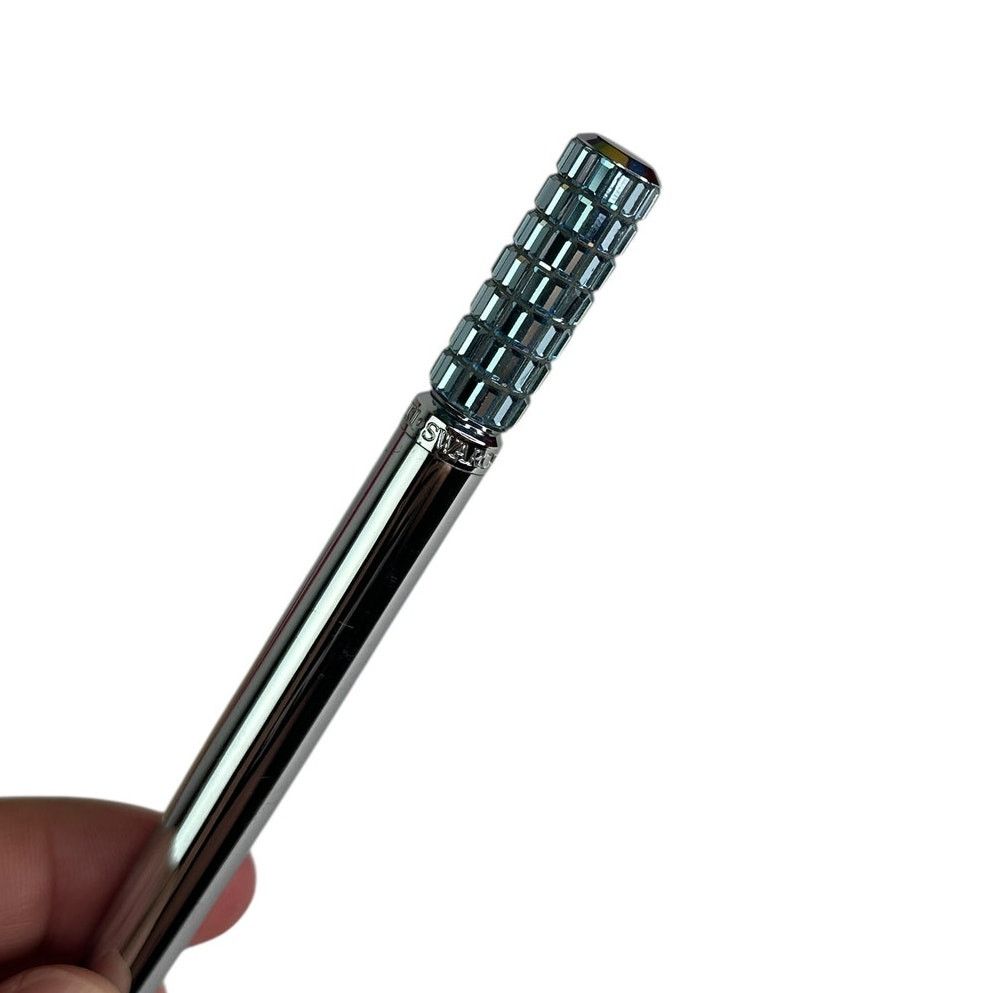Swarovski Swarovski Lucent Ballpoint pen Light blue, Chrome plated Size ONE SIZE - 10 Thumbnail