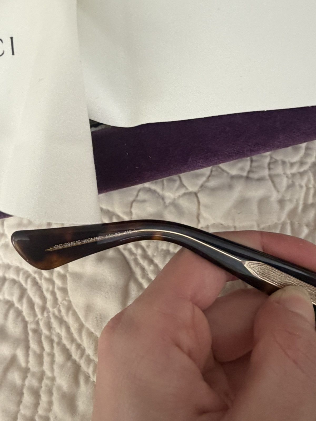 Gucci Gucci GG 3815/S Oval Sunglasses Size ONE SIZE - 10 Thumbnail