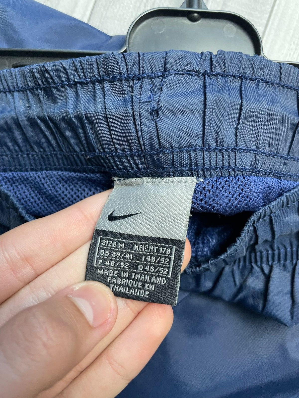 Vintage Vintage Nike logo drill pants Y2K size M Size US 32 / EU 48 - 5 Thumbnail