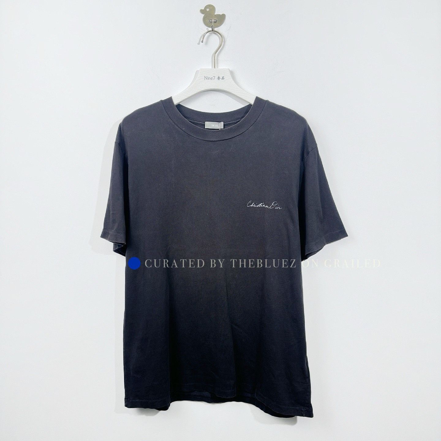 Dior Gray Floral Print T-Shirt Size US M / EU 48-50 / 2 - 1 Thumbnail