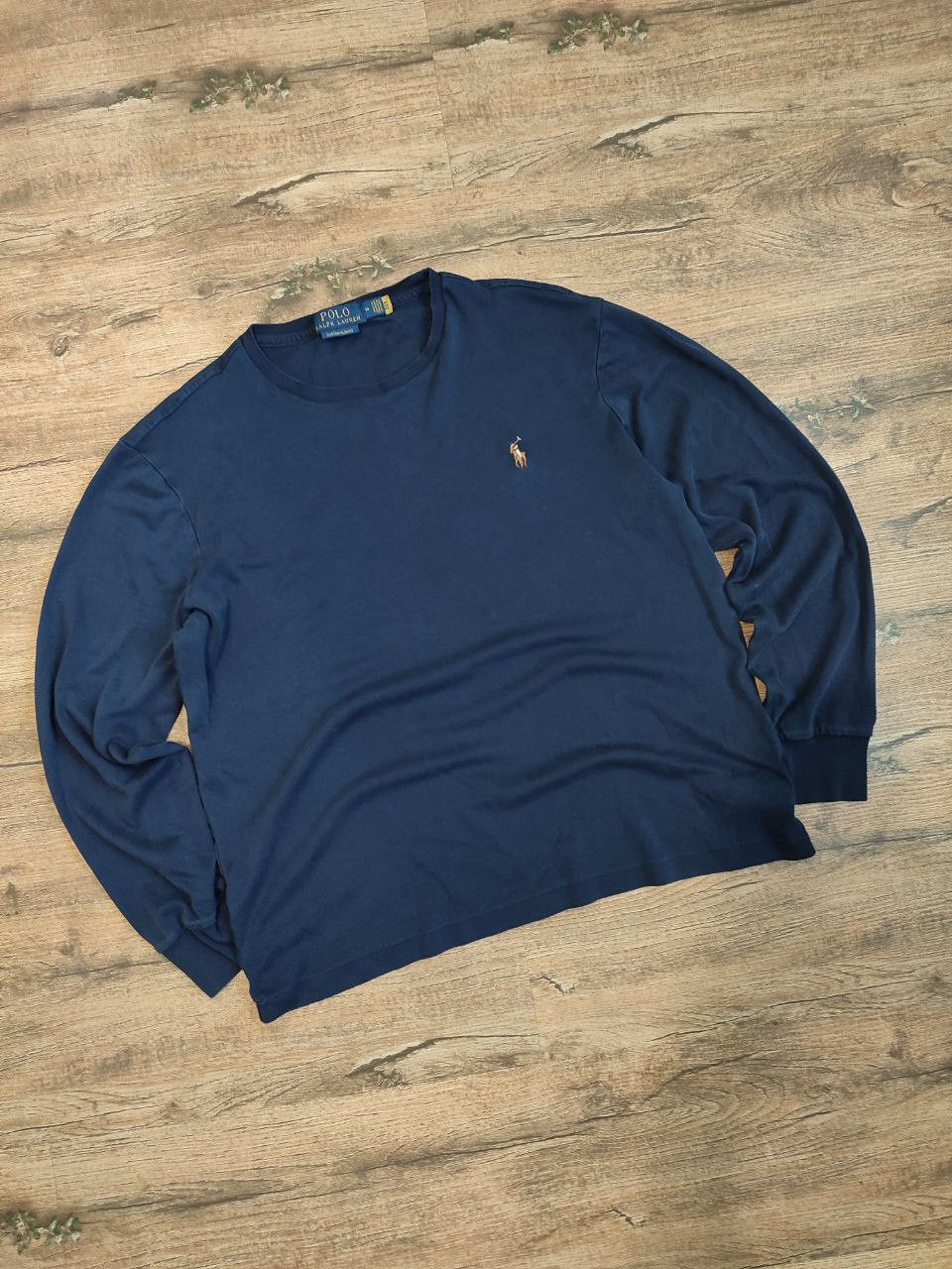 Polo Ralph Lauren Vintage 00's Polo Ralph Lauren Long Sleeve Pullover Blue Size US M / EU 48-50 / 2 - 1 Thumbnail