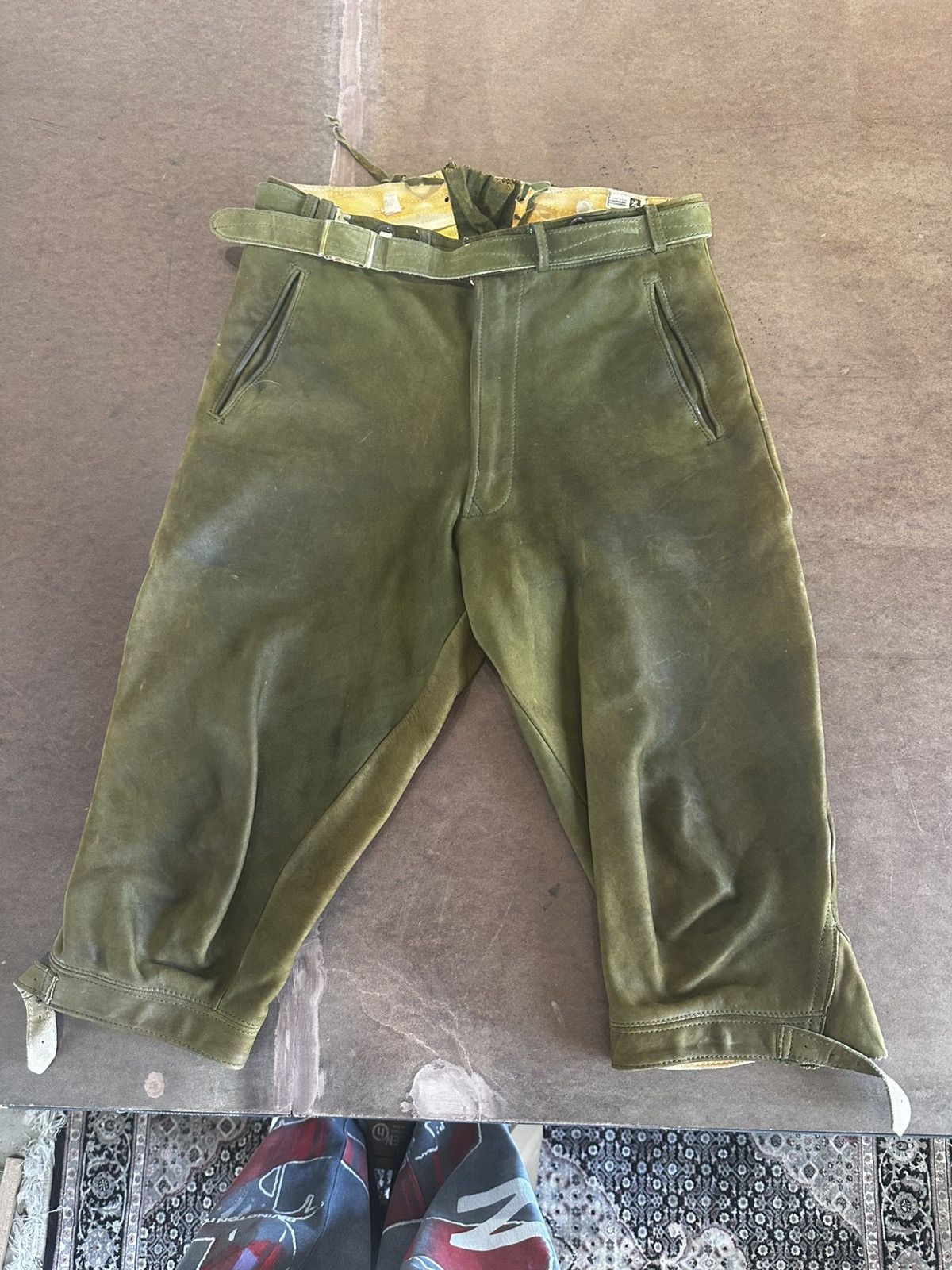 German mil leather pant