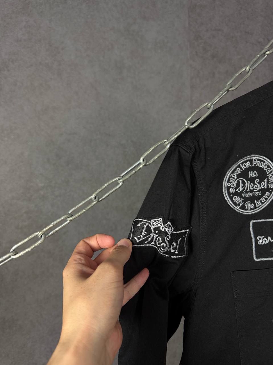 Diesel Diesel designer patch shirt Size US XL / EU 56 / 4 - 5 Thumbnail
