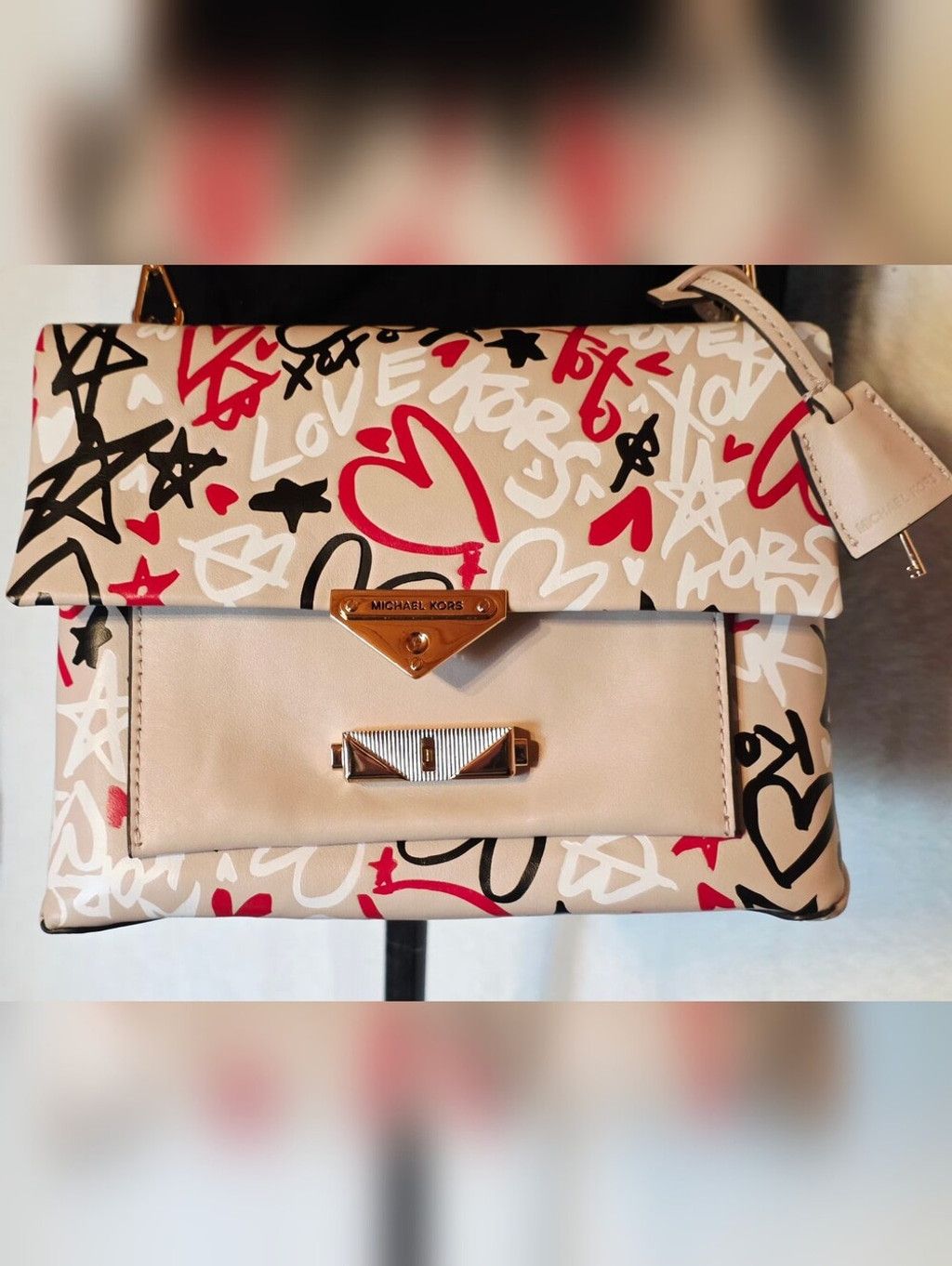 Michael Kors Rare Michael Kors Graffiti Love Heart Bag Bundle — Both With Size ONE SIZE - 13 Thumbnail