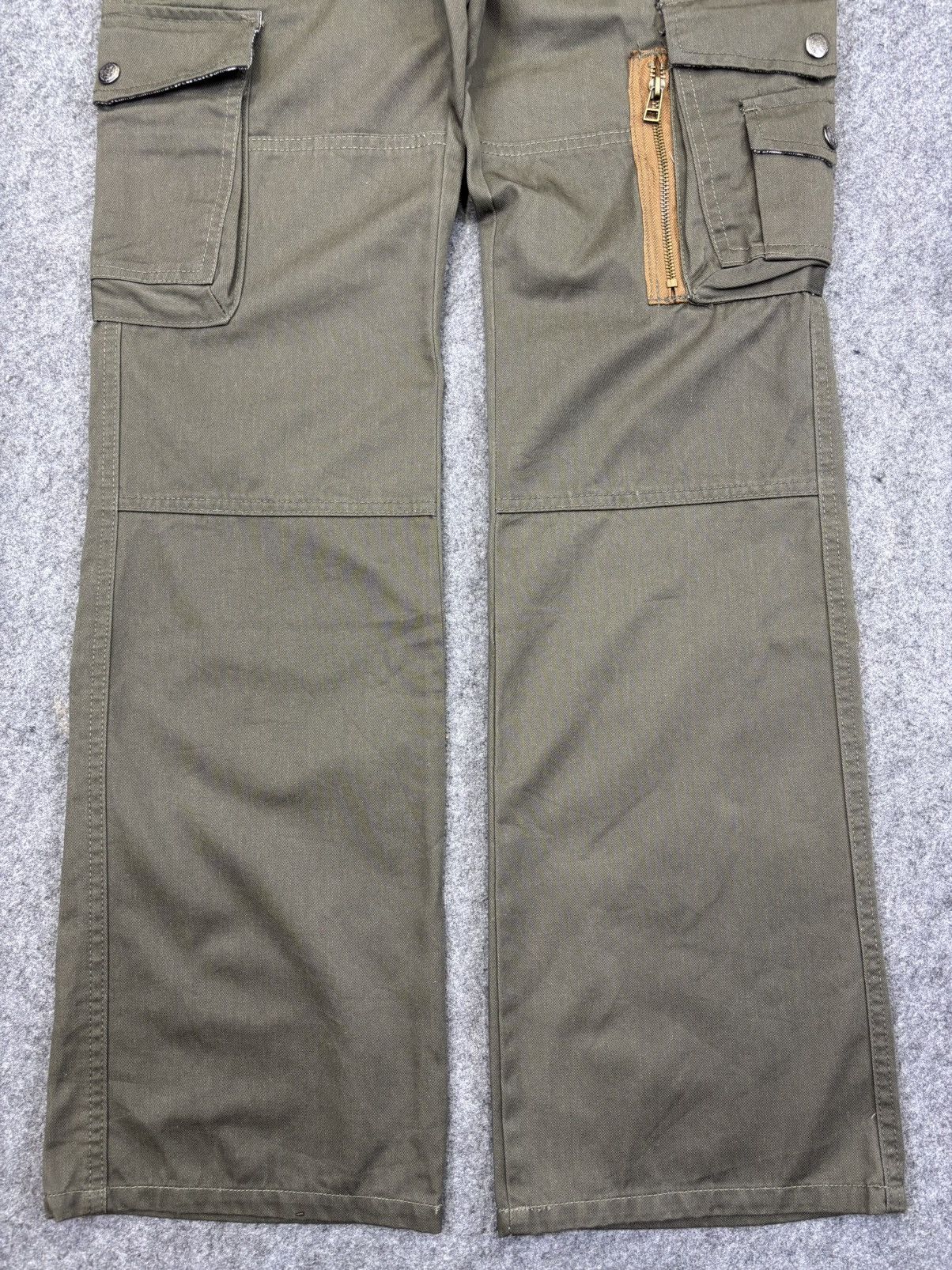 Japanese Brand 💥FLARE💥Aldelio Tctcal Multipocket Military Cargo Pant F933 Size US 30 / EU 46 - 5 Thumbnail