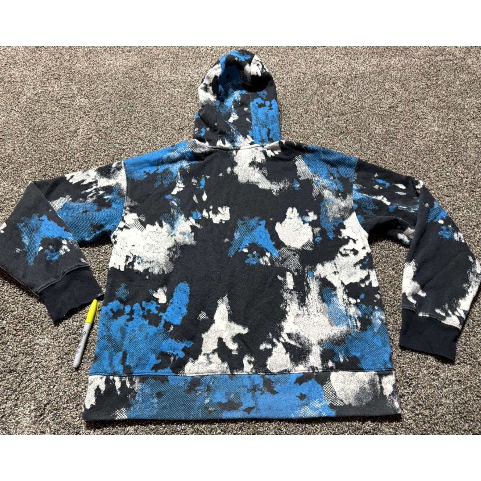 Vintage VINTAGE Sports Illustrated Hoodie Pullover Men M Blue Black & White Size US M / EU 48-50 / 2 - 6 Thumbnail