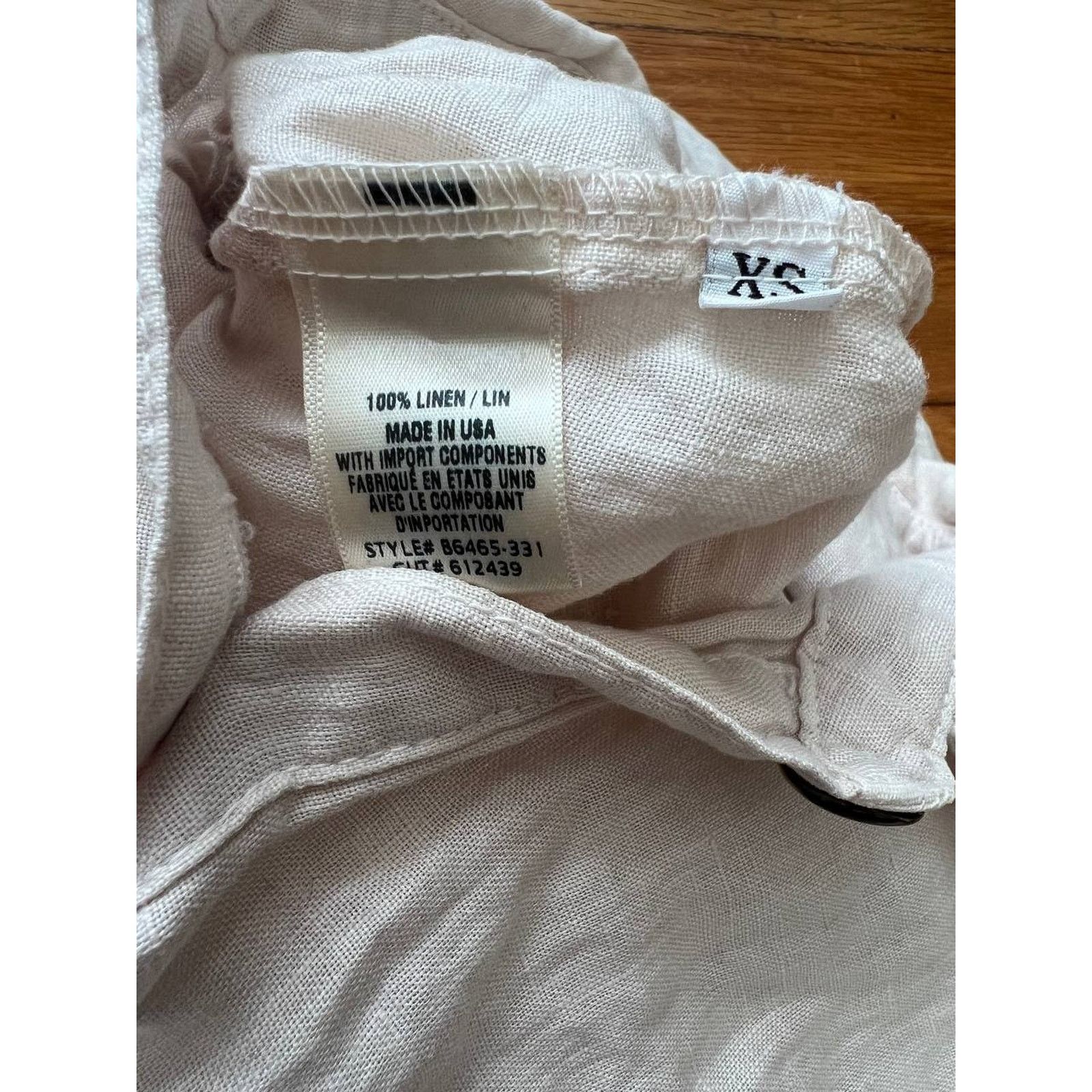 Bella Dahl Bella Dahl Jumper Linen Chambray Y2K women Size XS A002036 Size 22" - 8 Thumbnail