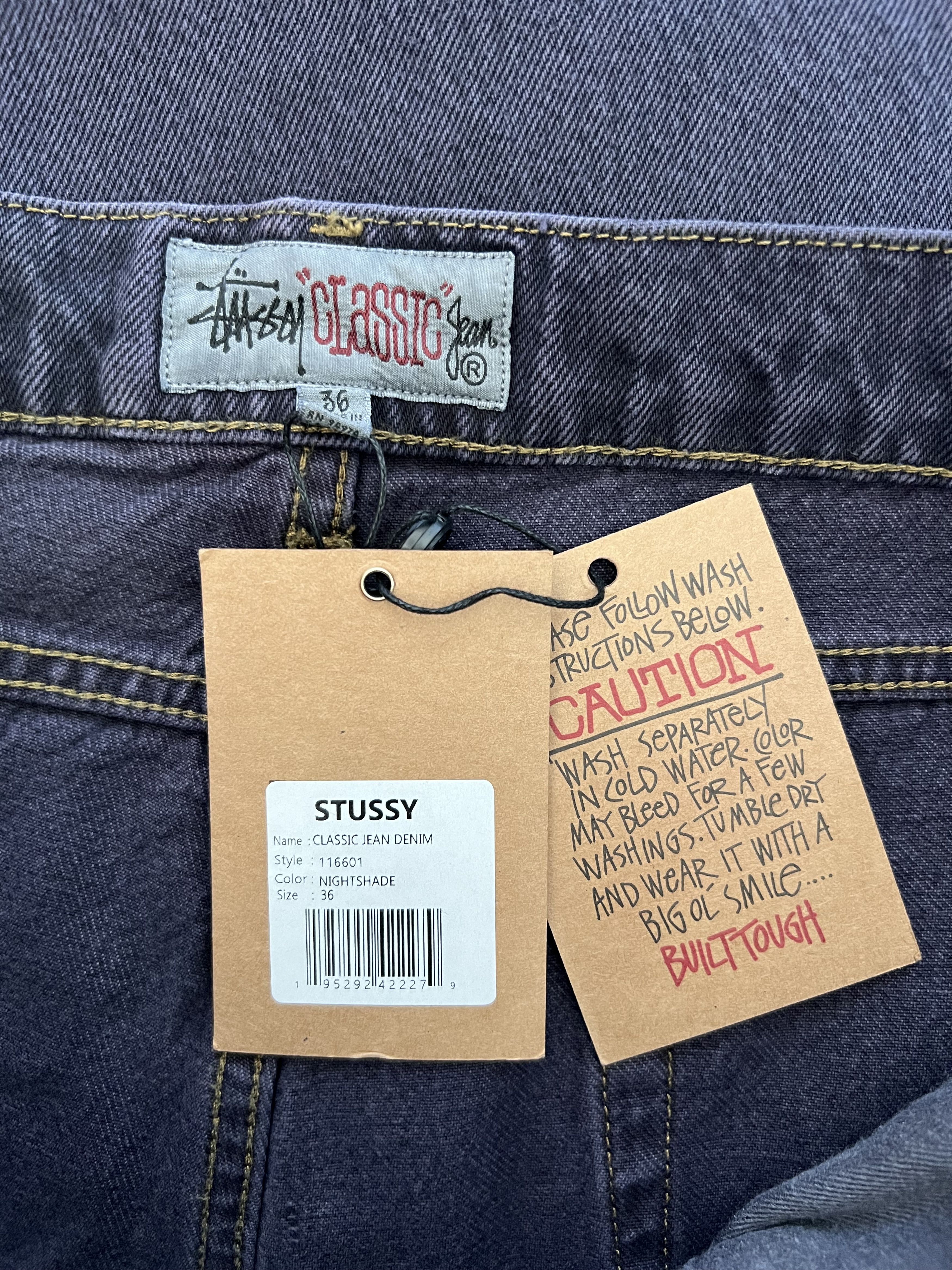 Stussy Stussy Classic Denim Jeans in Nightshade Purple Size US 36 / EU 52 - 8 Thumbnail