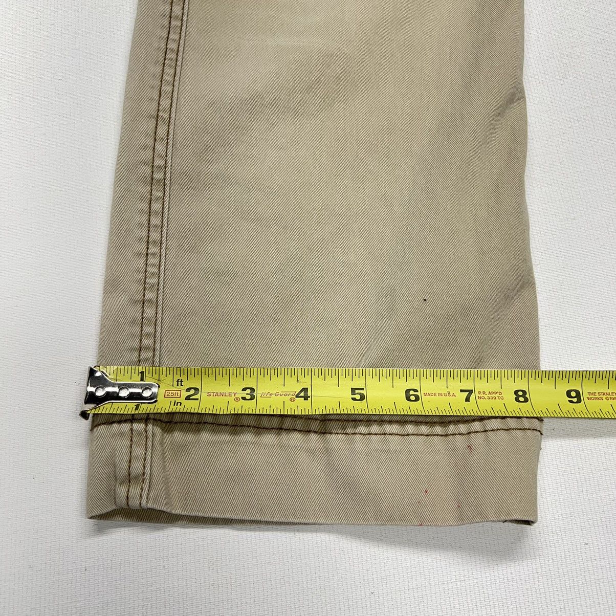 Vintage Iron Gear Cargo Pants Khaki Straight Pocket Baggy Workwear Size US 31 - 22 Thumbnail